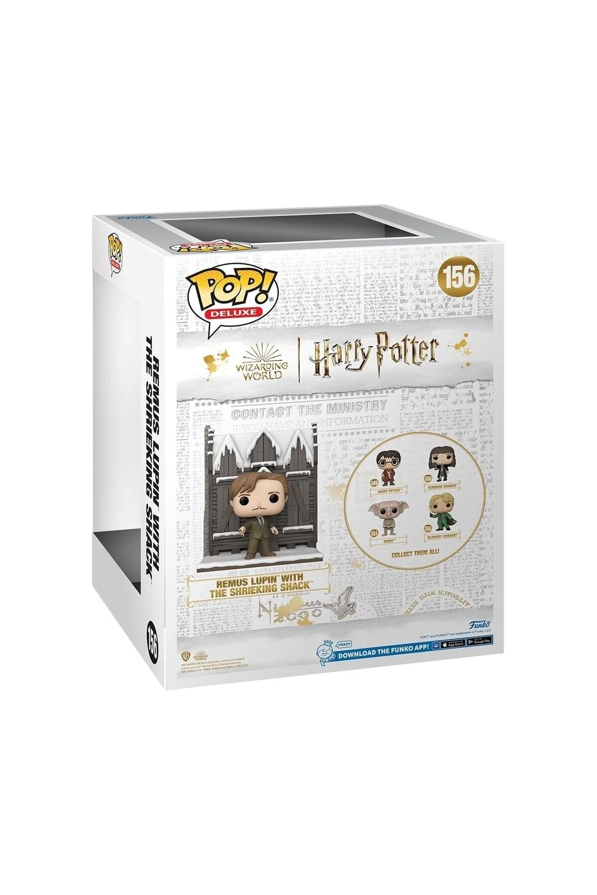 فیگور پاپ لوکس بیستمین سالگرد هری پاتر کلبه شیون با لوپین از ترکیه Funko