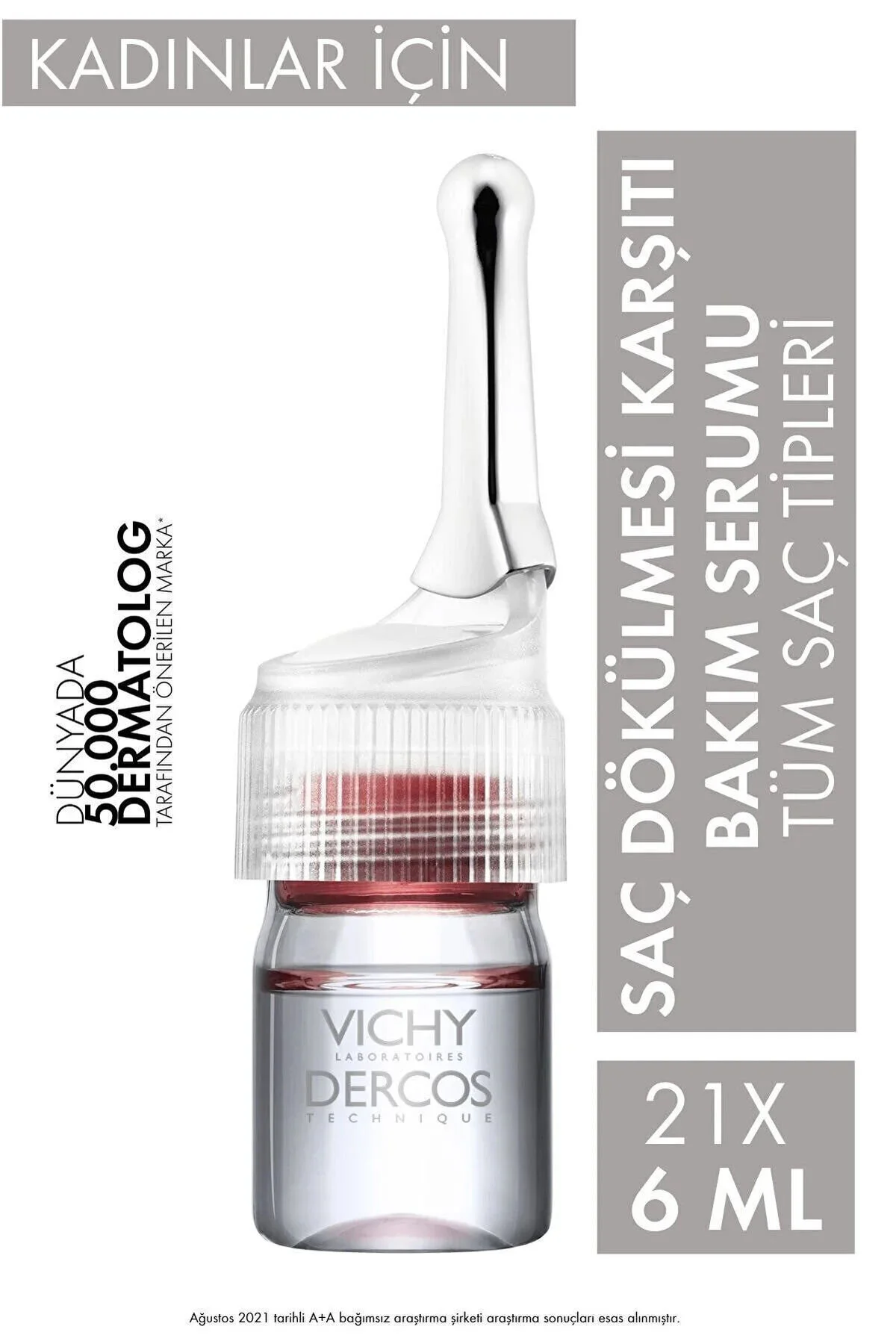 سرم و روغن مو DERCOS AMINEXIL بالینی 5 21X6ML در برابر ریزش برای زنانه ویشی Vichy