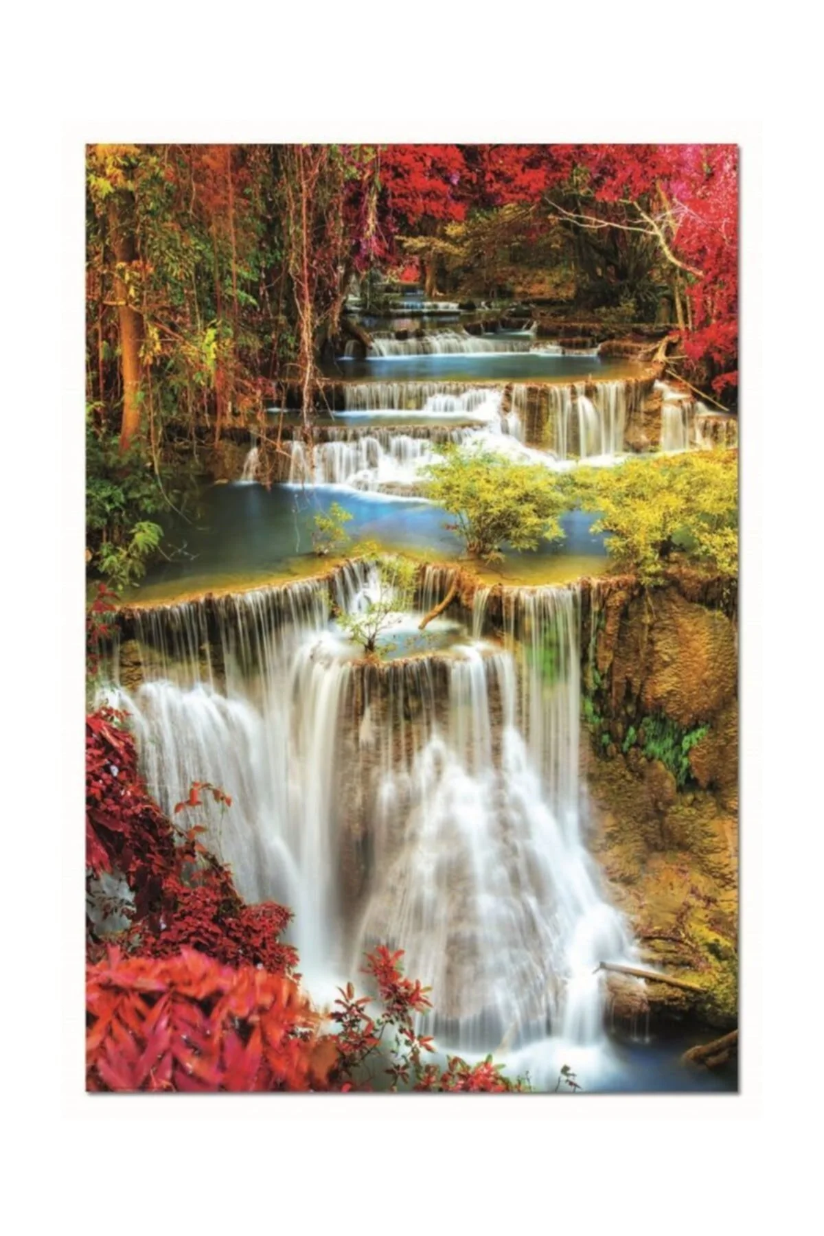پازل آبشار عمیق در جنگل 1000 قطعه 18461 از ترکیه Educa Puzzle