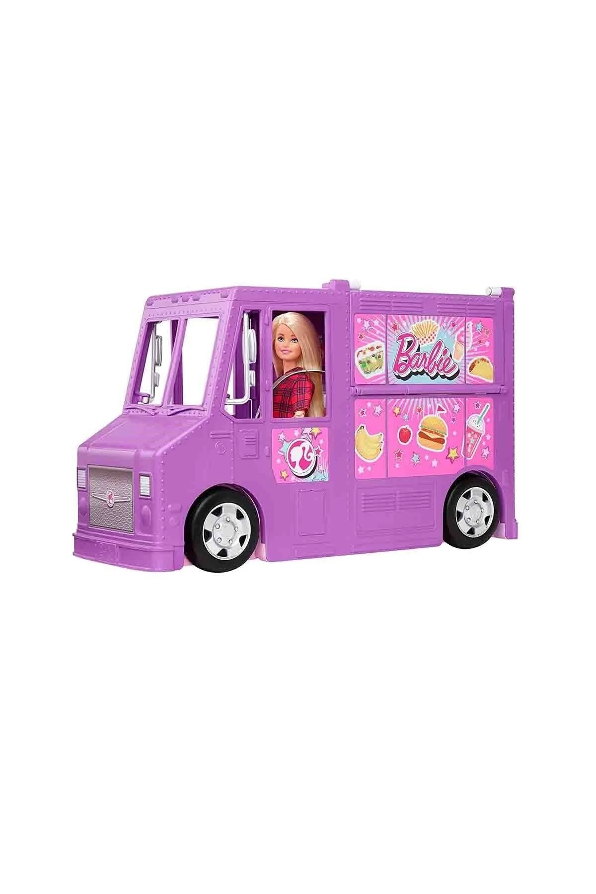 ماشین اسباب بازی مجموعه کامیون غذای باربی GMW07 وقتی بزرگ شدم Barbie