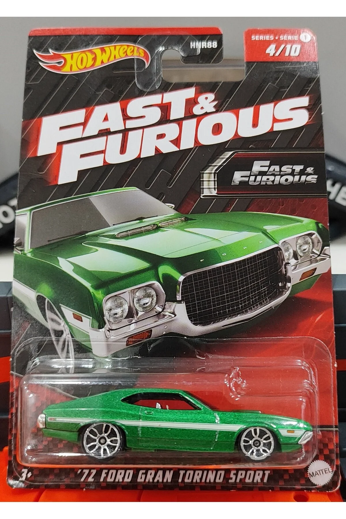 ماشین اسباب بازی 72 FORD GRAN TORINO SPORT FAST AND FURIOUS 1:64 SCALE MINI METAL CAR HOT WHEELS