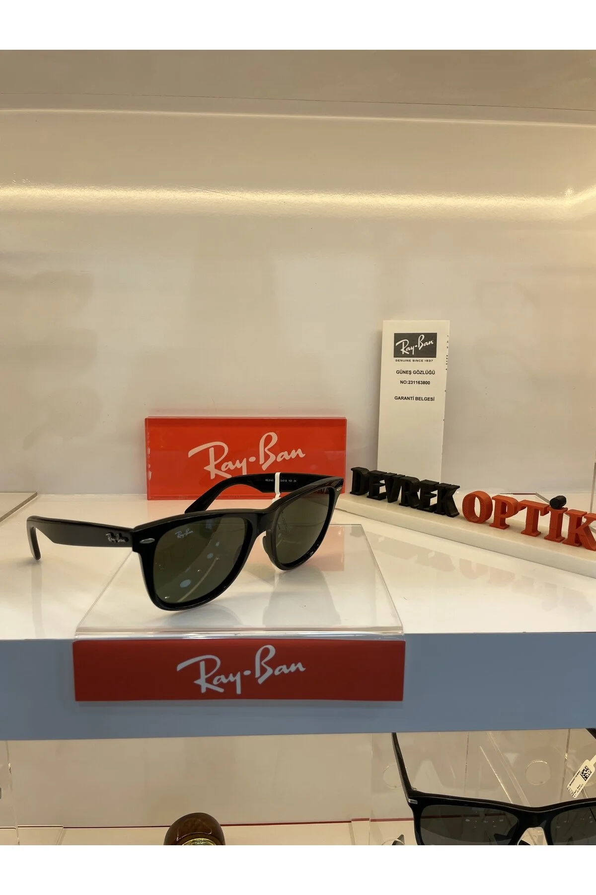عینک آفتابی RAY BAN WAYFARER RB2140 90 54 ری بن اورجینال Ray-Ban