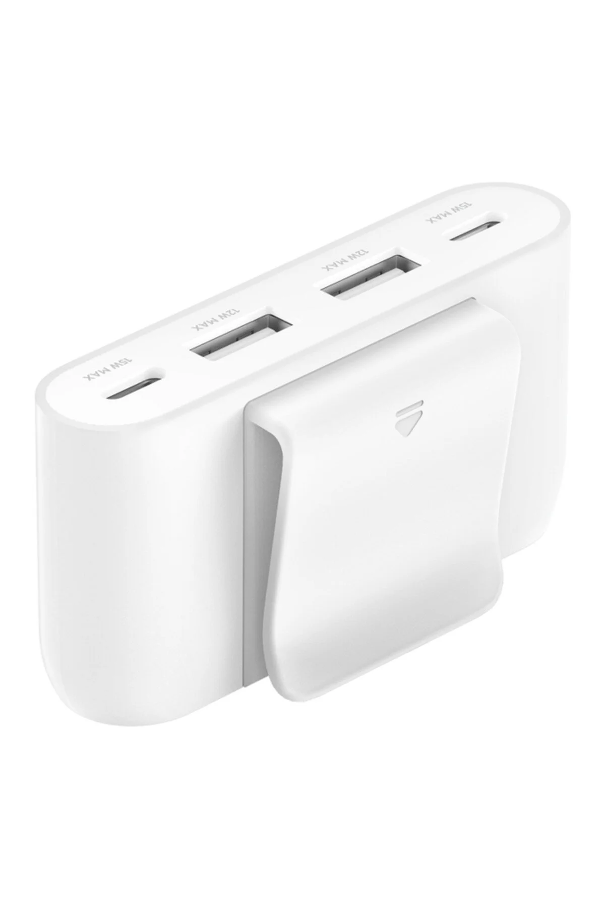 هاب USB 4 پورت HUB REPLICATOR 2X TYPE C A سفید فقط برای شارژ Belkin