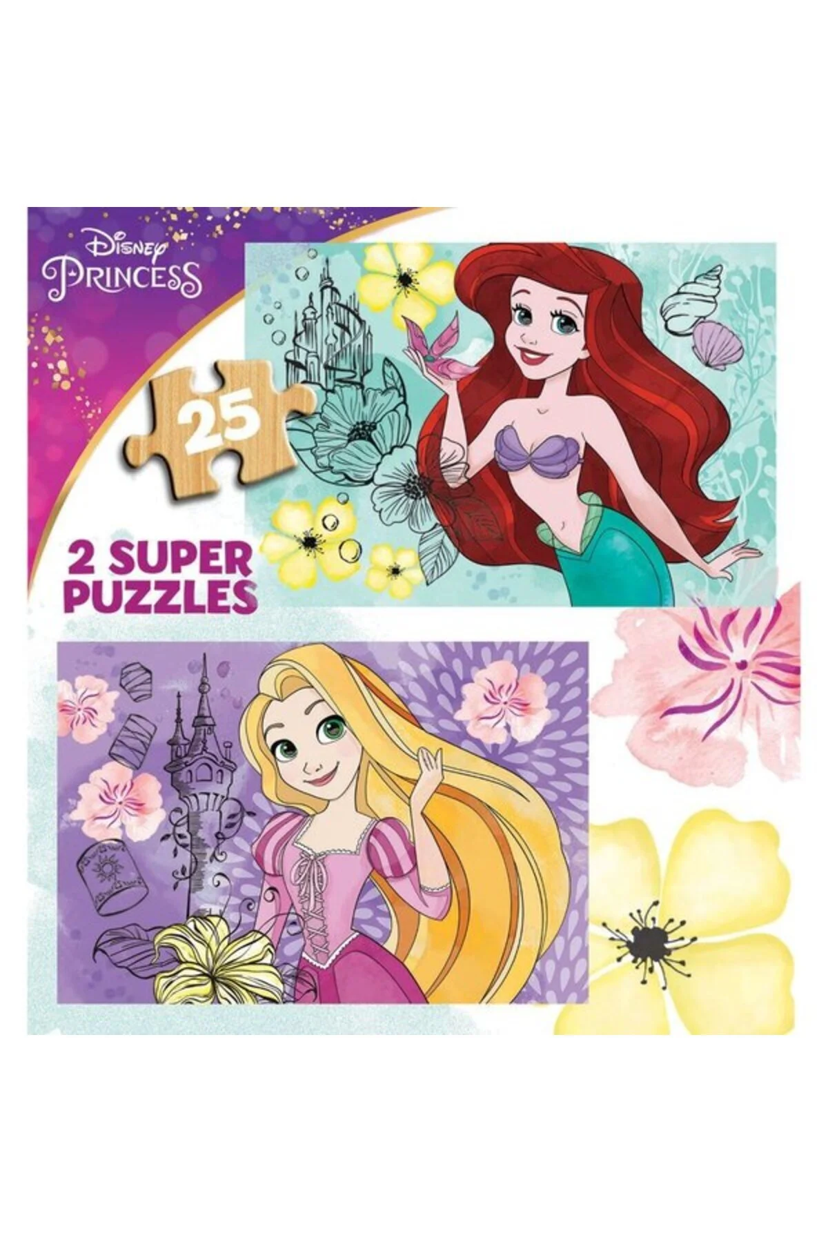 پازل ها و یاپبوزهای کودک 2X25 Disney Princess FscR 0002052954001 EDUCA