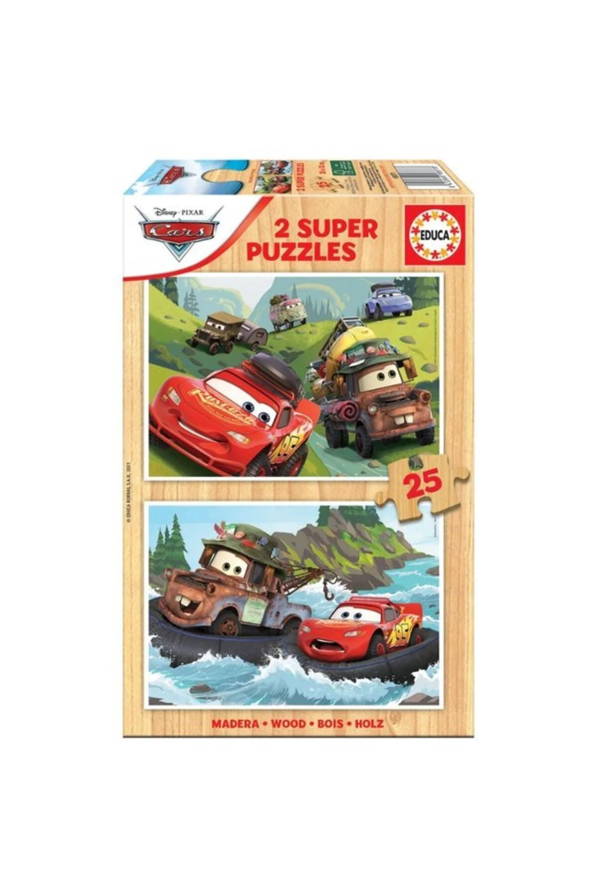 پازل ها و یاپبوزهای کودک 2X25 Cars FscR 0002052953001 اورجینال EDUCA