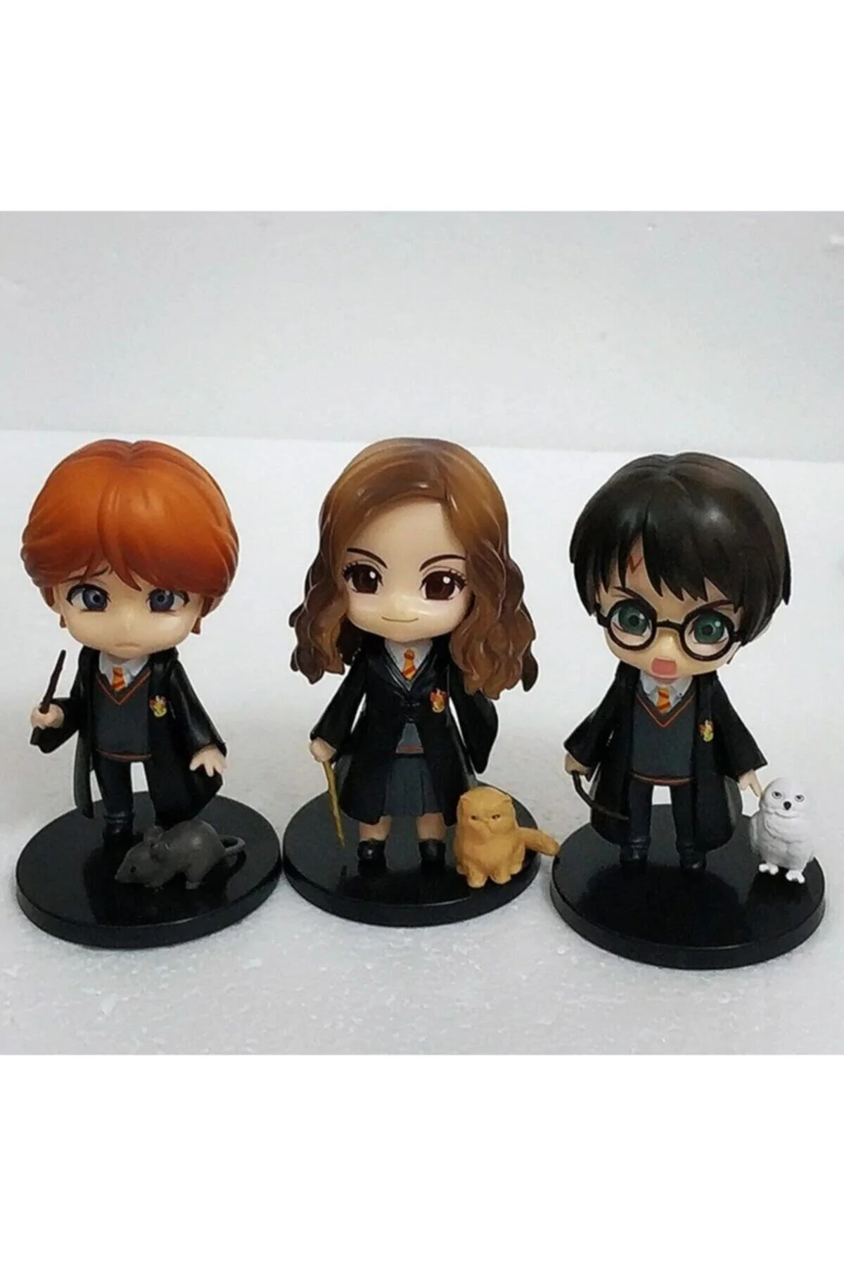 اسباب بازی های فیگور دیگر ست 3 تکه هری پاتر 10 سانتی متر اسب بخار HERMONIE RON WEASLEY Genel Markalar