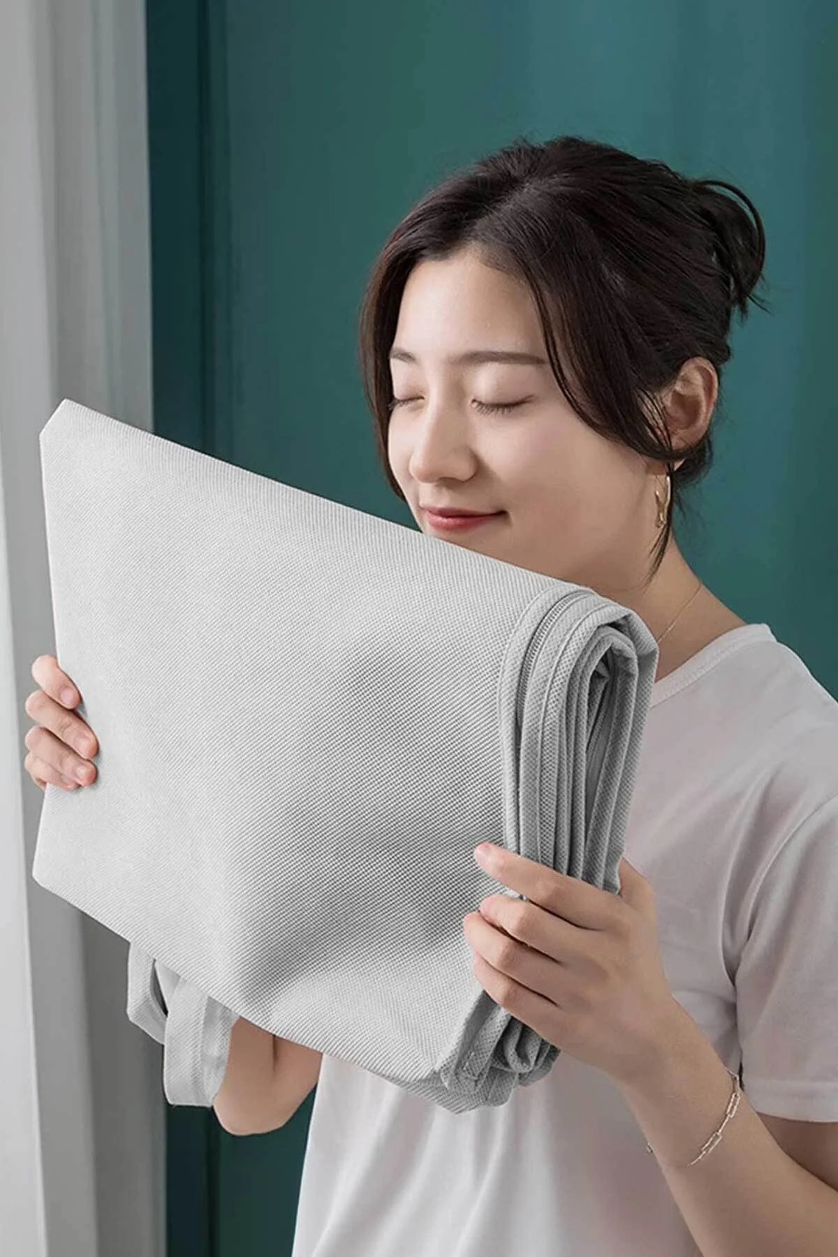 کیسه لباس (هورچ) خاکستری هورچ لحاف 3 اندازه بالش Serstil