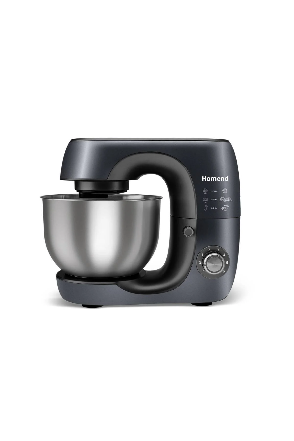 میکسر و ست خاکستری Prof Fashion 3082H Stand Mixer 1200 W 52 لیتری آنتراسیت  HOMEND