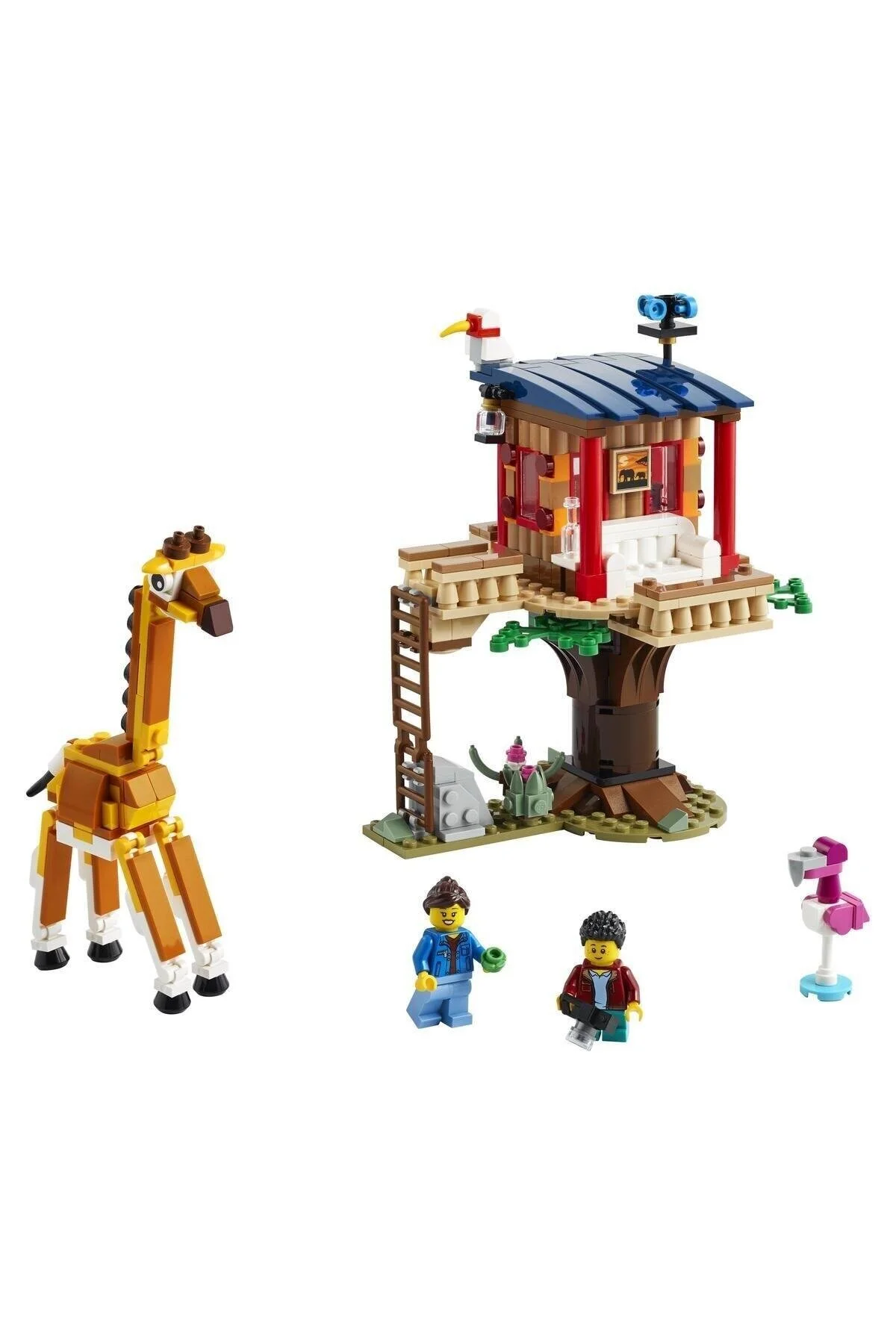 لگو و اسباب بازی های ساخت محور CREATOR 3 IN 1 SAFARI TREE HOUSE 397 PIECES AGE 7 31116 از ترکیه LEGO