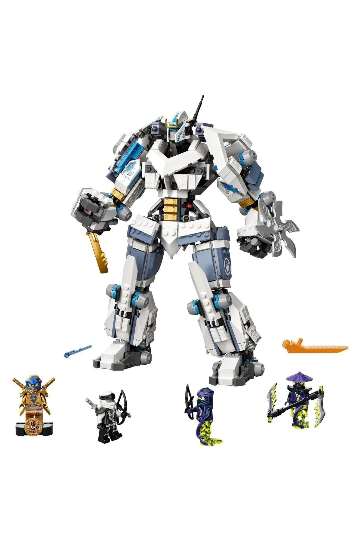 لگو و اسباب بازی های ساخت محور ® NINJAGO® LEGACY ZANE'S TITAN MECH BATTLE 71738 مجموعه ساختمان نینجا 840 قطعه از ترکیه LEGO