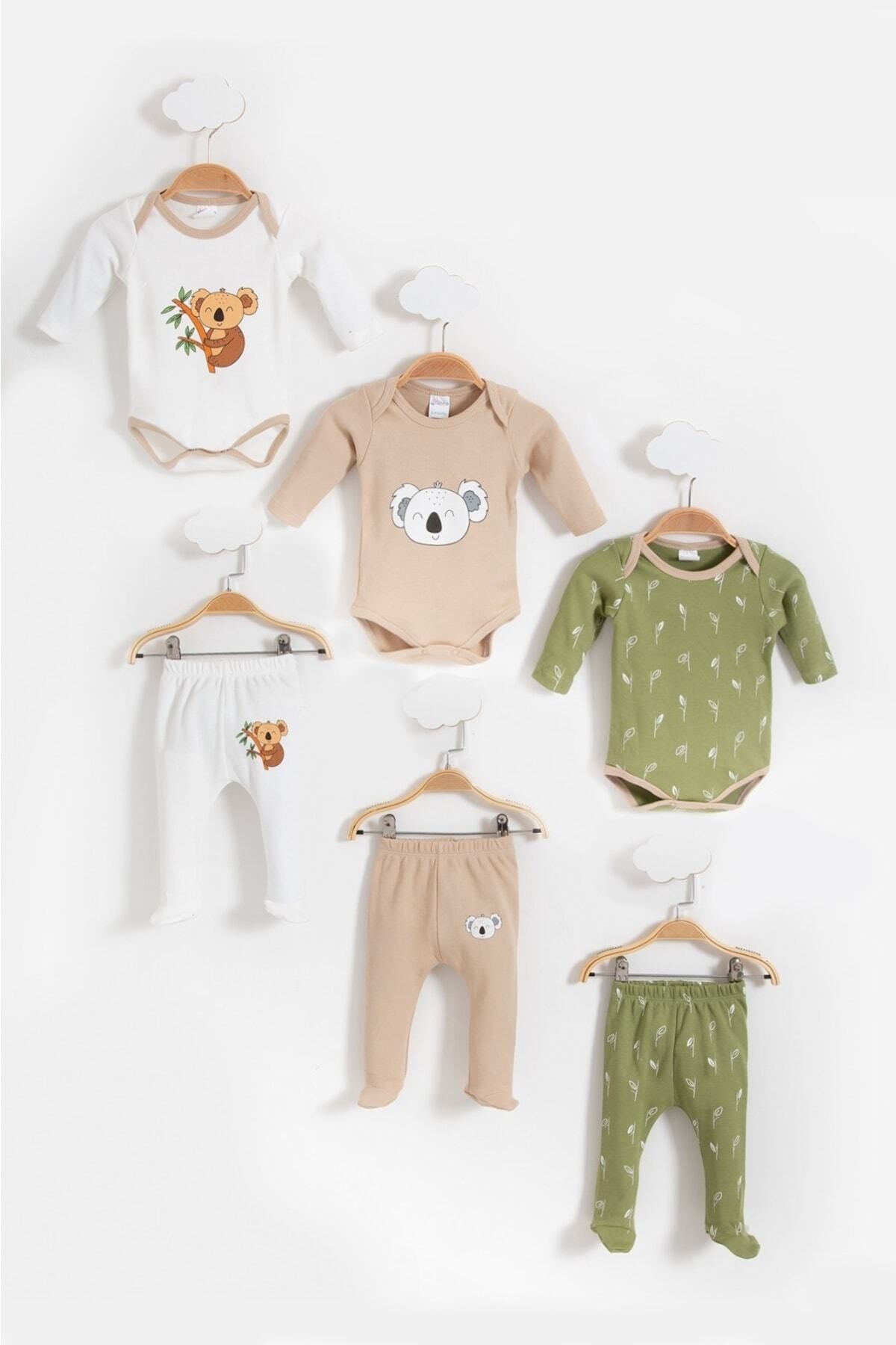 Bubito ست 6 تکه پایین و بالا نوزاد با تصویر کوالا - Bubito - بوبیتو - مجموعه کودک