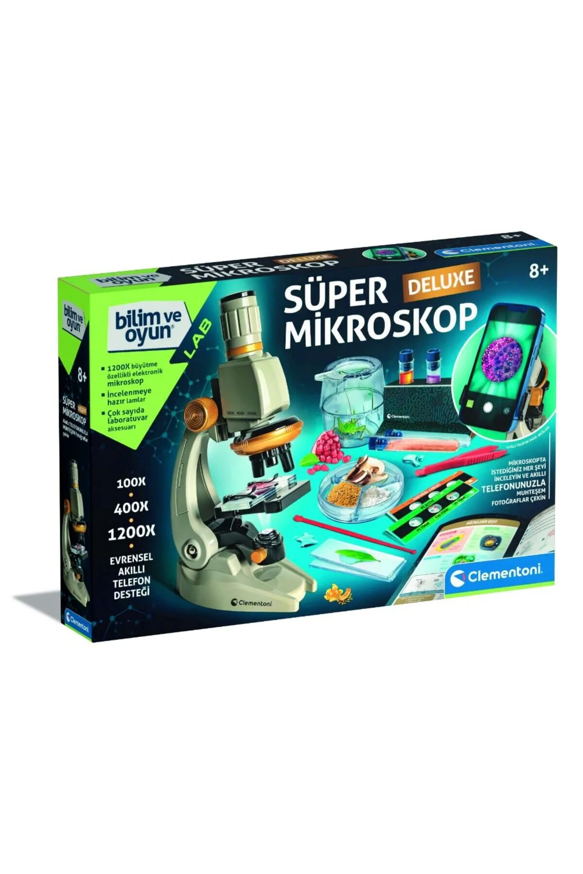 اسباب بازی های آموزشی Science And Play Super Microscope CLE 64473 Clementoni