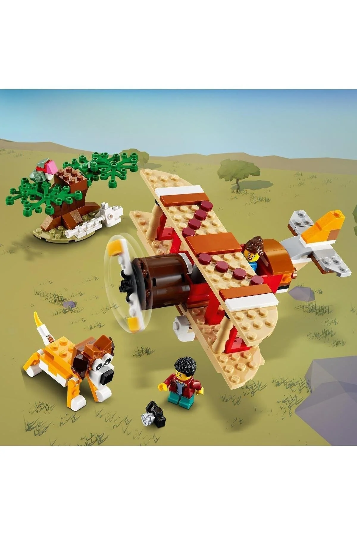 لگو و اسباب بازی های ساخت محور CREATOR 3 IN 1 SAFARI TREE HOUSE 397 PIECES AGE 7 31116 از ترکیه LEGO