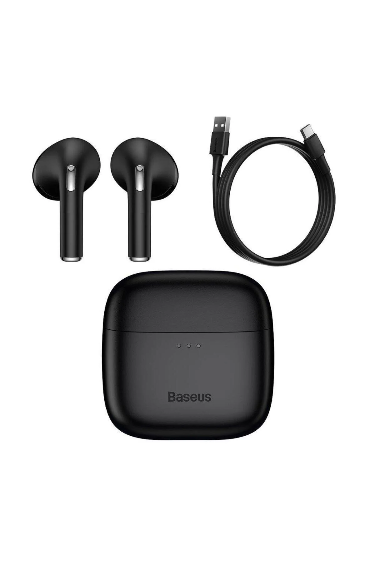 هدفون بلوتوث TWS داخل گوش شارژ هدست ضد آب IPX5 با جعبه شده Baseus