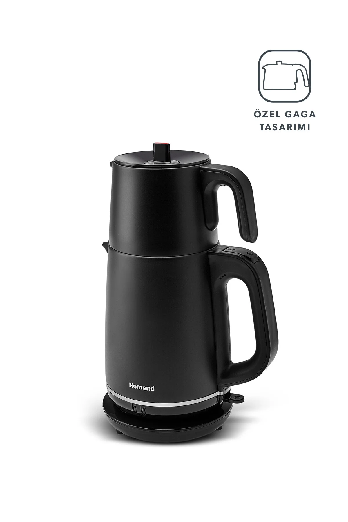 چای ساز سیاه Royaltea 1727H دستگاه ضد زنگ مات  HOMEND