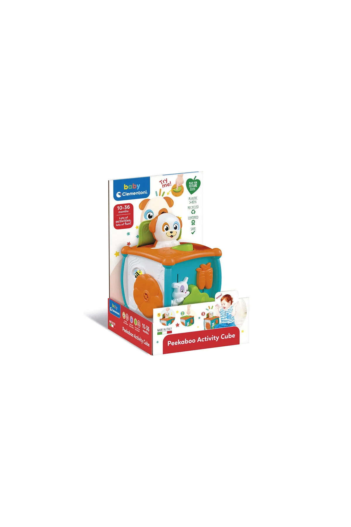 اسباب بازی های نوزاد و فعالیتی Baby Cletoni Activity Cube NCT712 CLE 17672 Clementoni