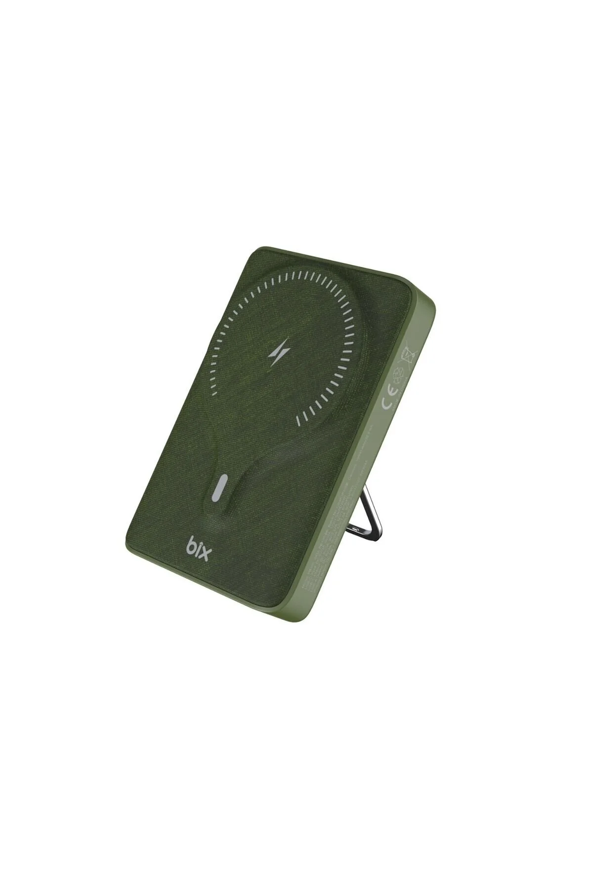 پاوربانک PB105 10000MAH PD20W TYPE C USB A 15W وایرلس شارژ سریع با نشانگر LED اورجینال Bix
