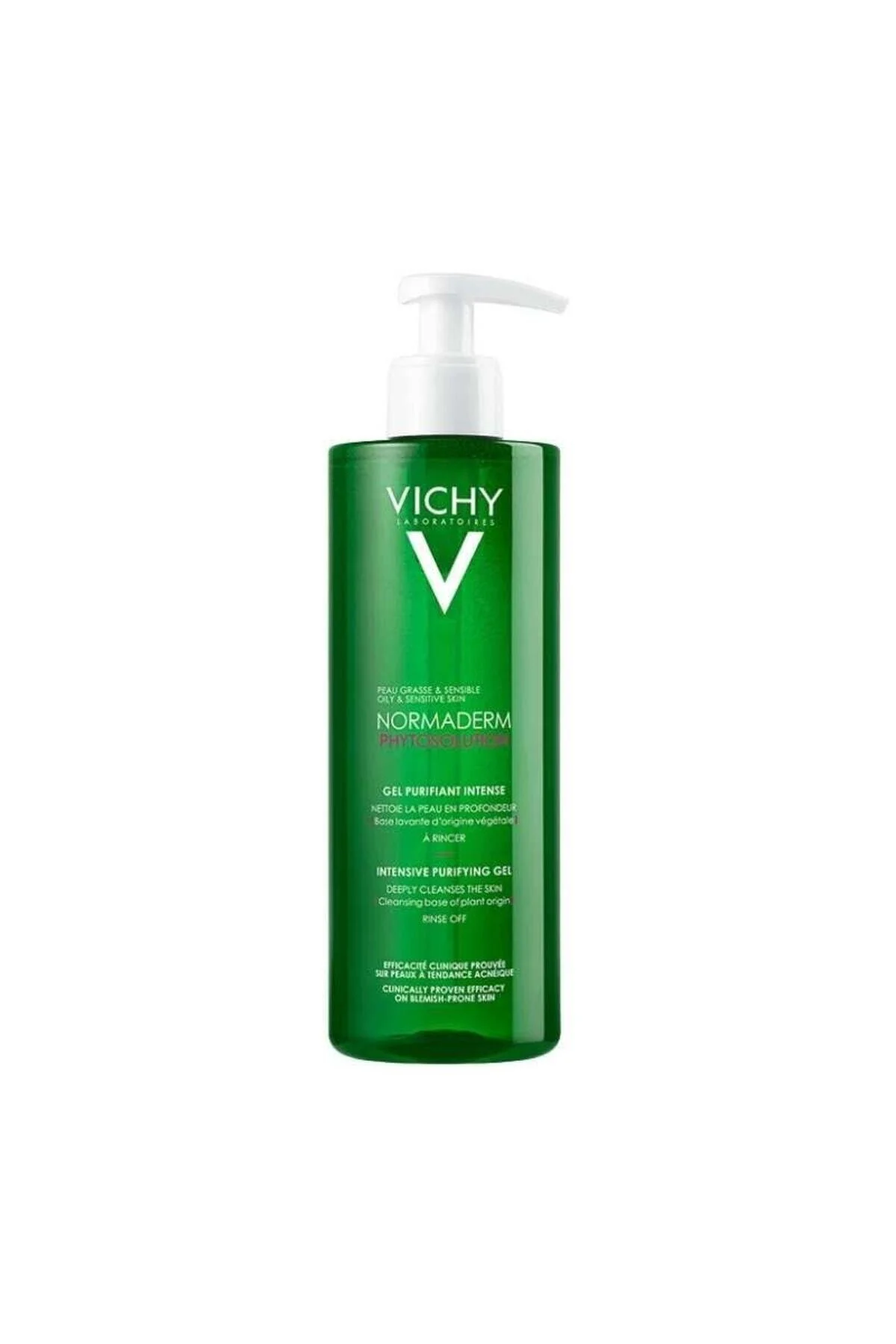 پاک کننده صورت فیتوزرول NORMADERM ژل تمیز برای پوست روغنی و زاویه ای 400 میل ویشی Vichy