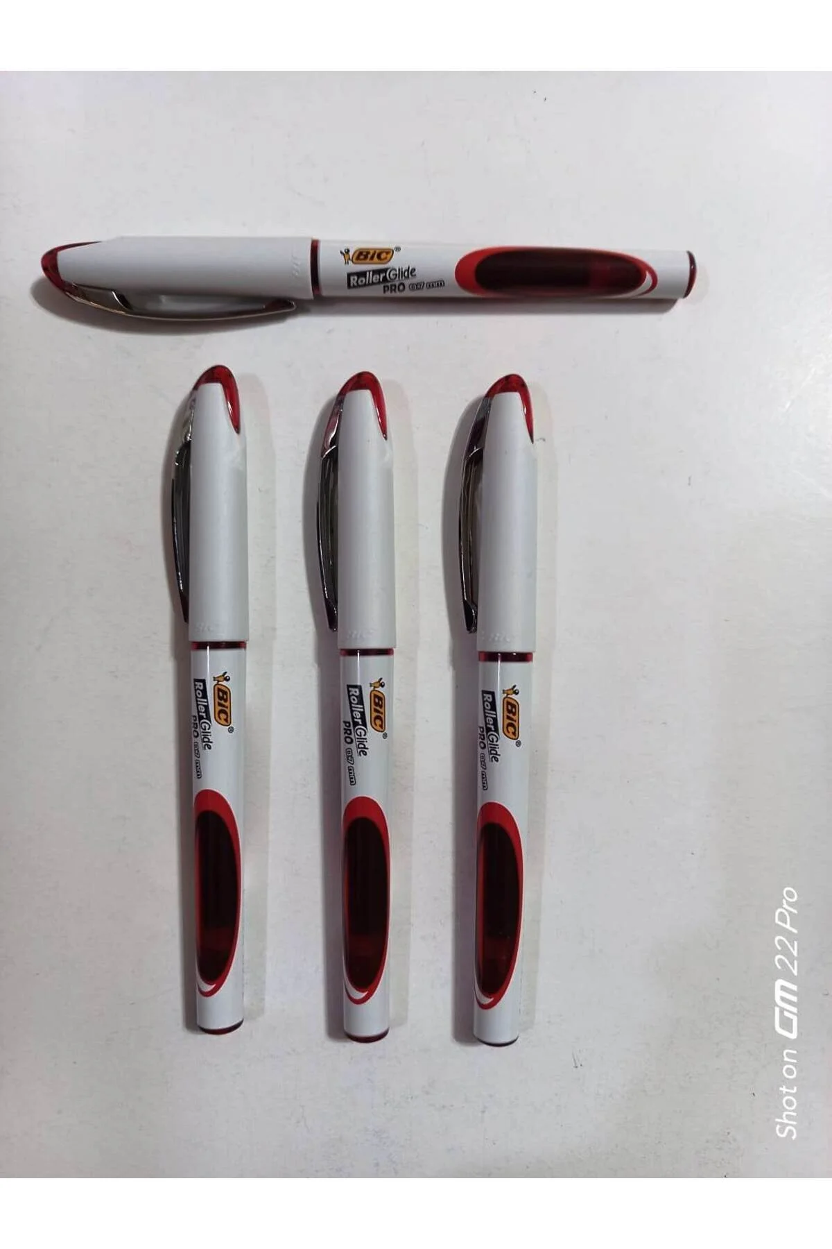 خودکار رولربال (پایلوت) قرمز پایلوت خلبان قلم 07 4PP بیک Bic