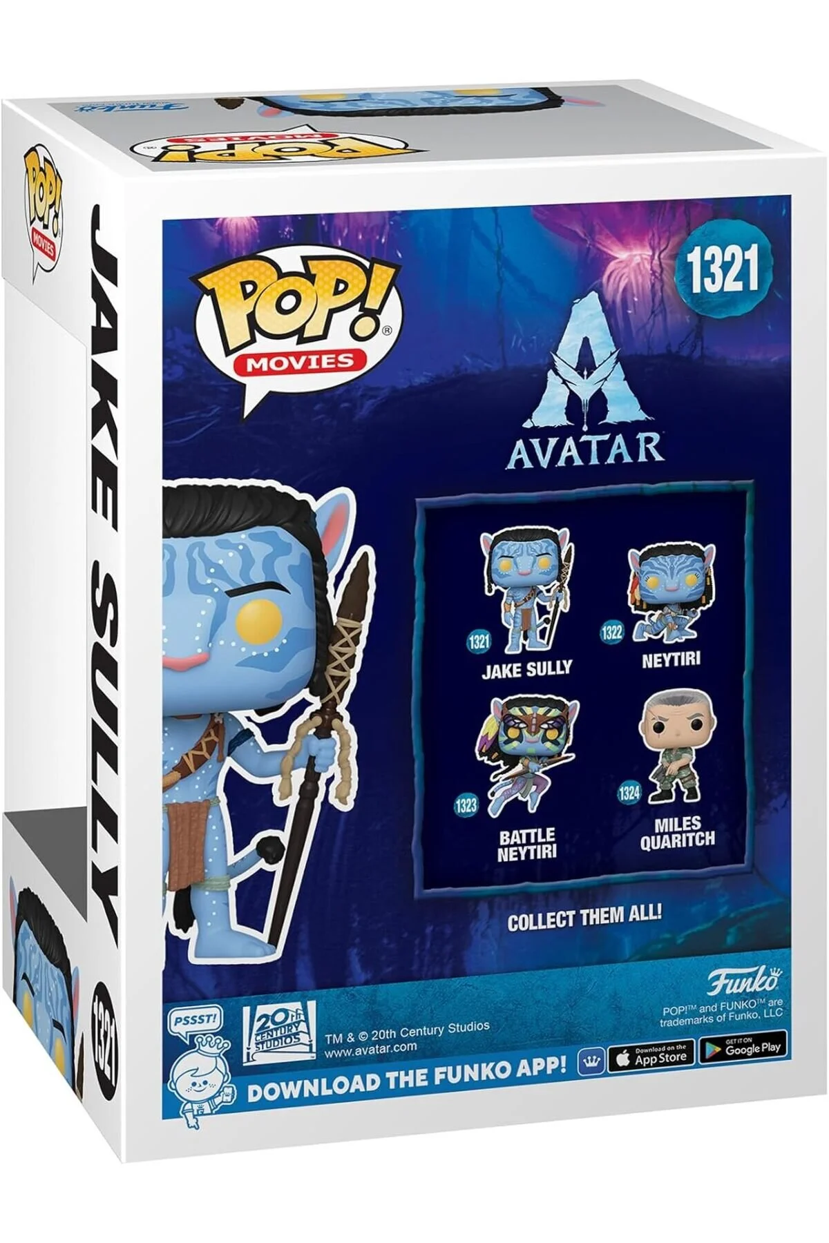 اسباب بازی های فیگور شخصیت فیلم POP Figure: Avatar Jake Sully MRS 45481 Funko