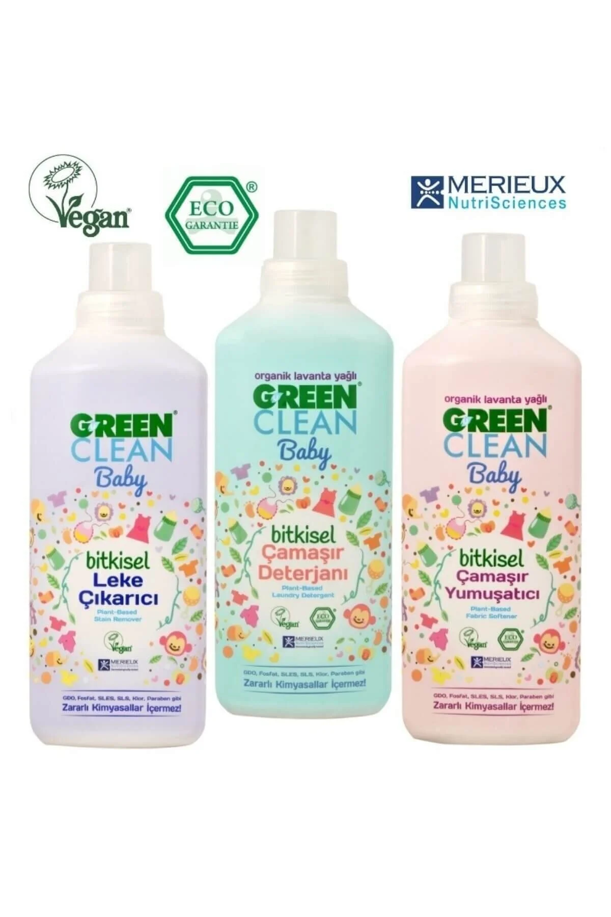 شوینده لباس کودک U GREEN CLEAN BABY LEANDRY مجموعه 3 Ugreen