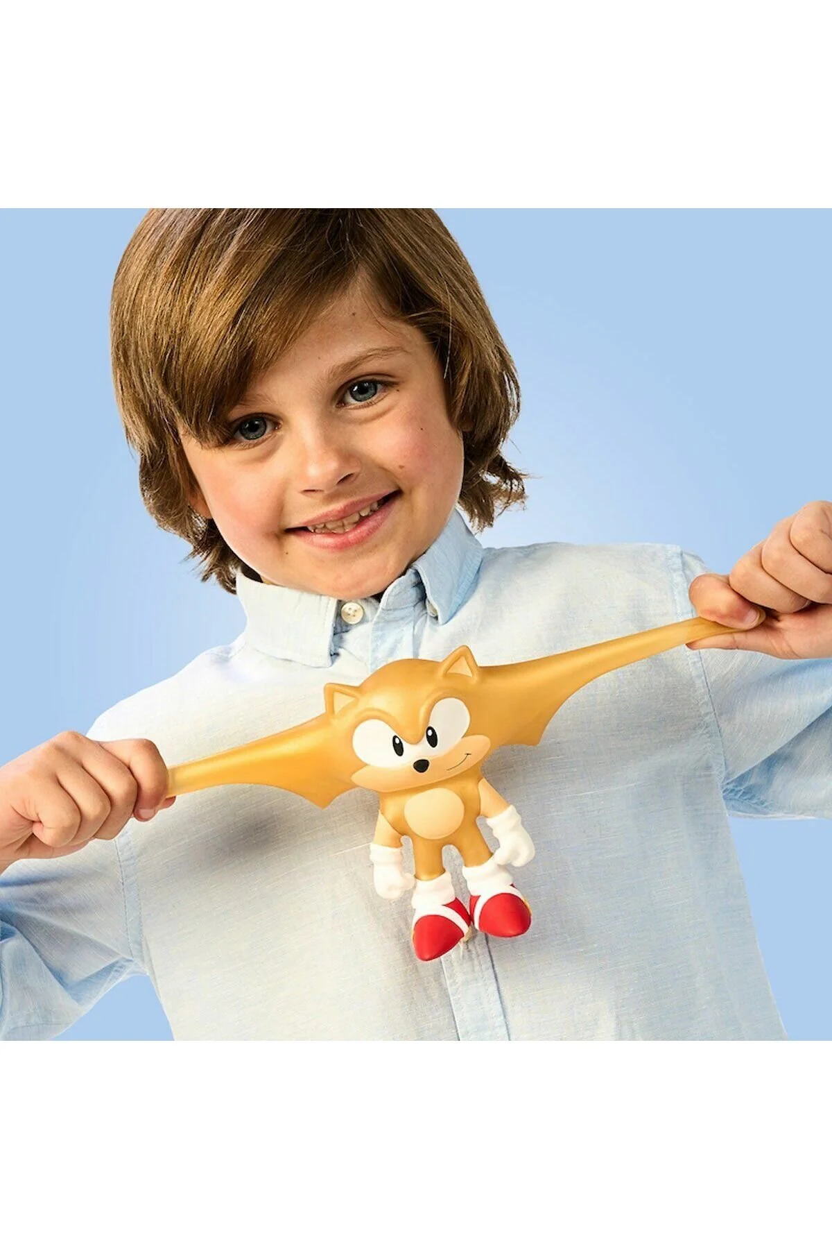 ست بازی GOOJITZU GOLD SONIC شکل کشش HEDGEHOD GJN04000 GIOCHI PREZIOSI