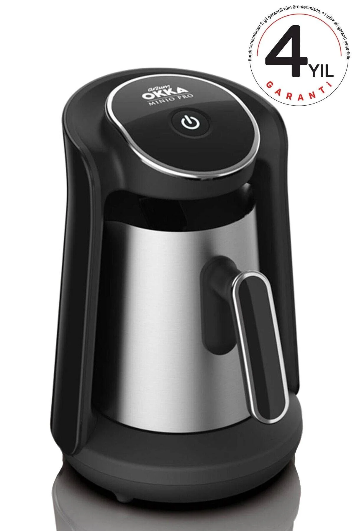 قهوه ساز ترک OK0010 K OKKA MINIO PRO STEEL CAFE PUBLIC TURKISH MACHINE هدیه کروم Arzum