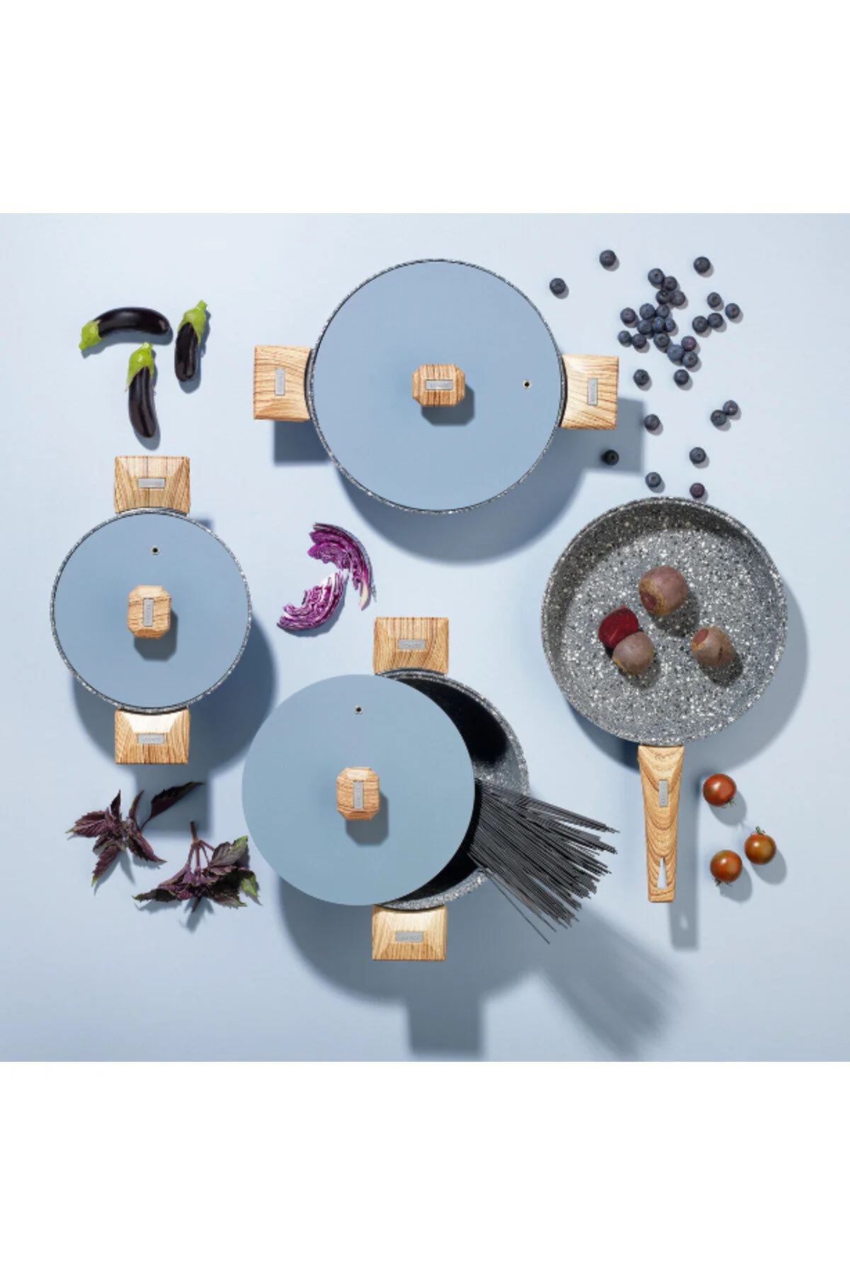 قابلمه TOSCANA 7 PUCHING COOKENTER SET COOKING Schafer