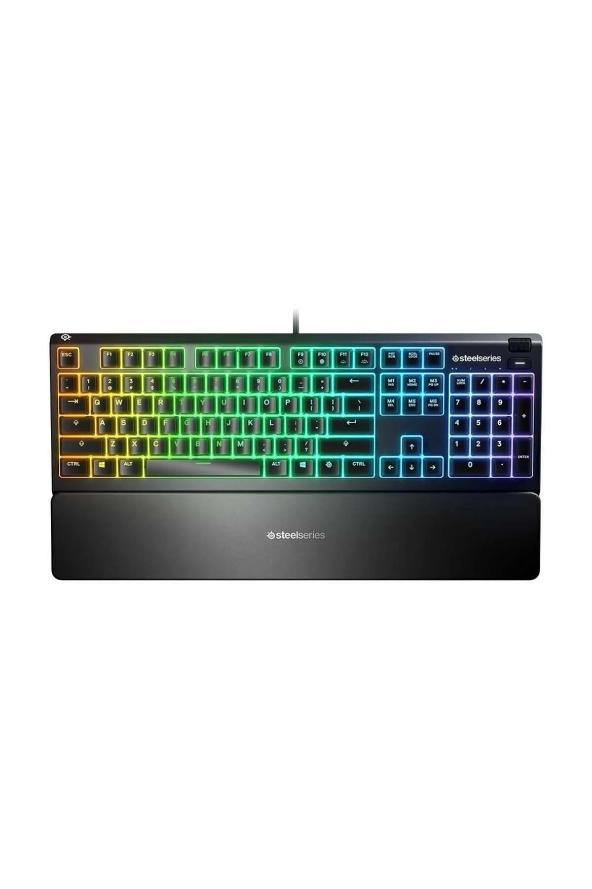 کیبورد مخصوص بازی صفحه کلید APEX 3 ترکی RGB SteelSeries