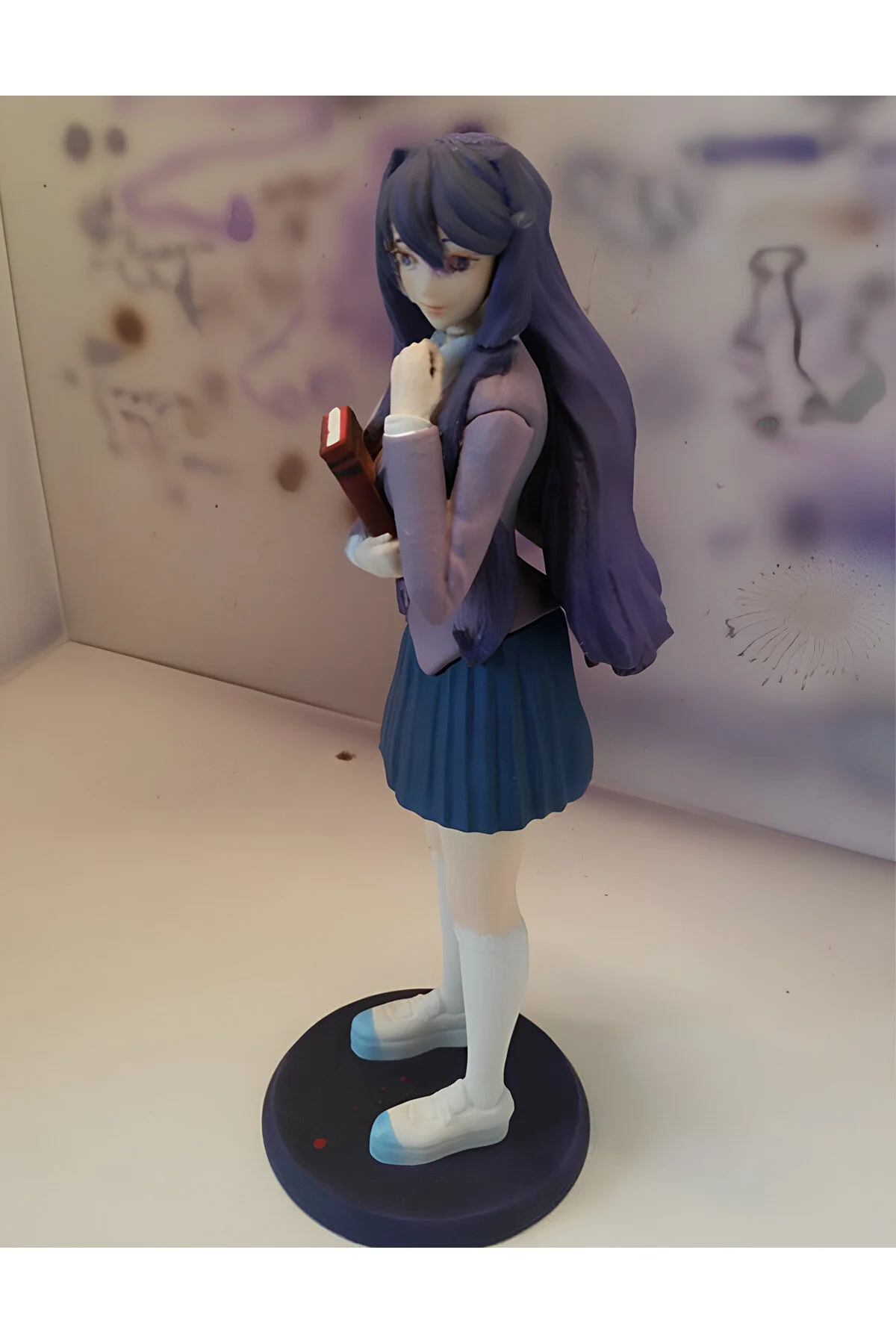 فیگور DOKI LITERATURE CLUB یوری انیمه دختر سایز بزرگ 25 سانتی متر از ترکیه TuransoyCraft