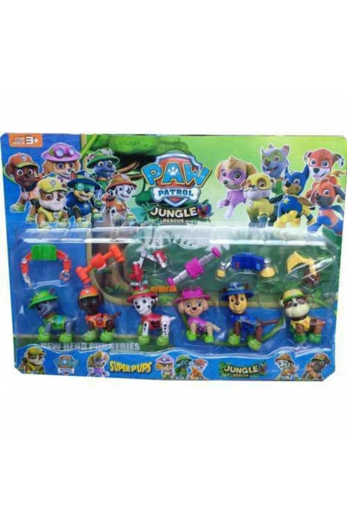 اسباب بازی های فیگور دیگر ست 12 تکه سگ PAW PATROL