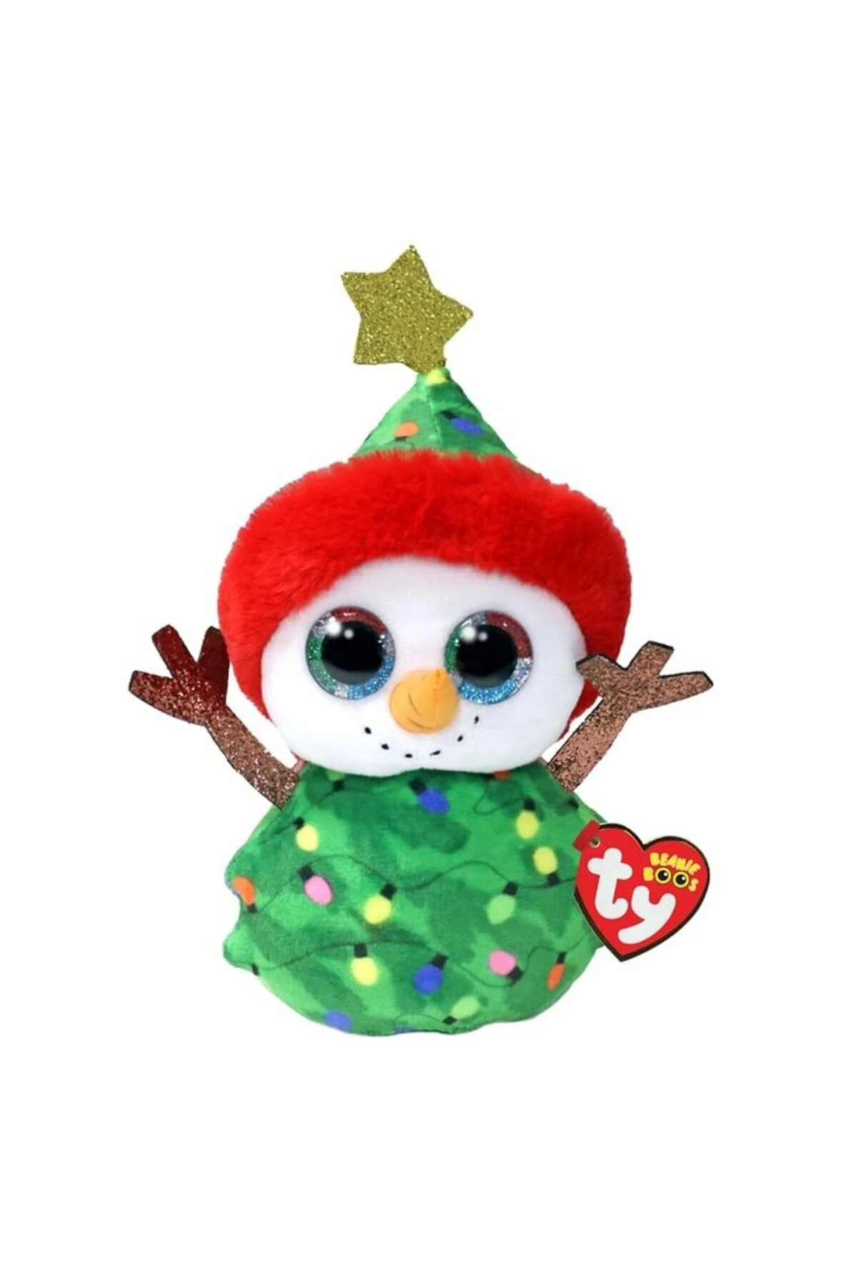 اسباب بازی های پشمی آدم برفی سبز BEANIE BOOS GARLAND 15 سانتی متر Genel Markalar