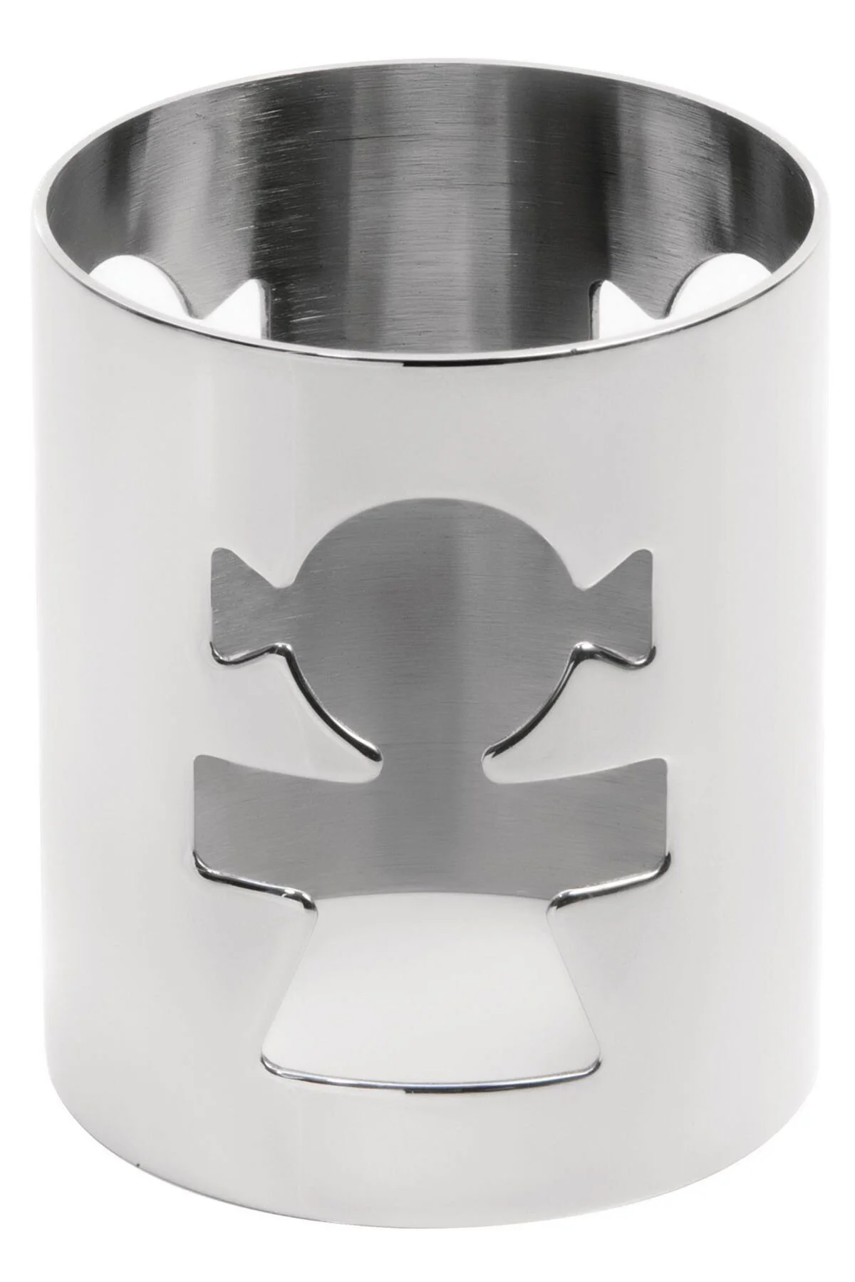 جای دستمال سفره نقره‌ای زنانه حلقه جیروتوندو اورجینال Alessi