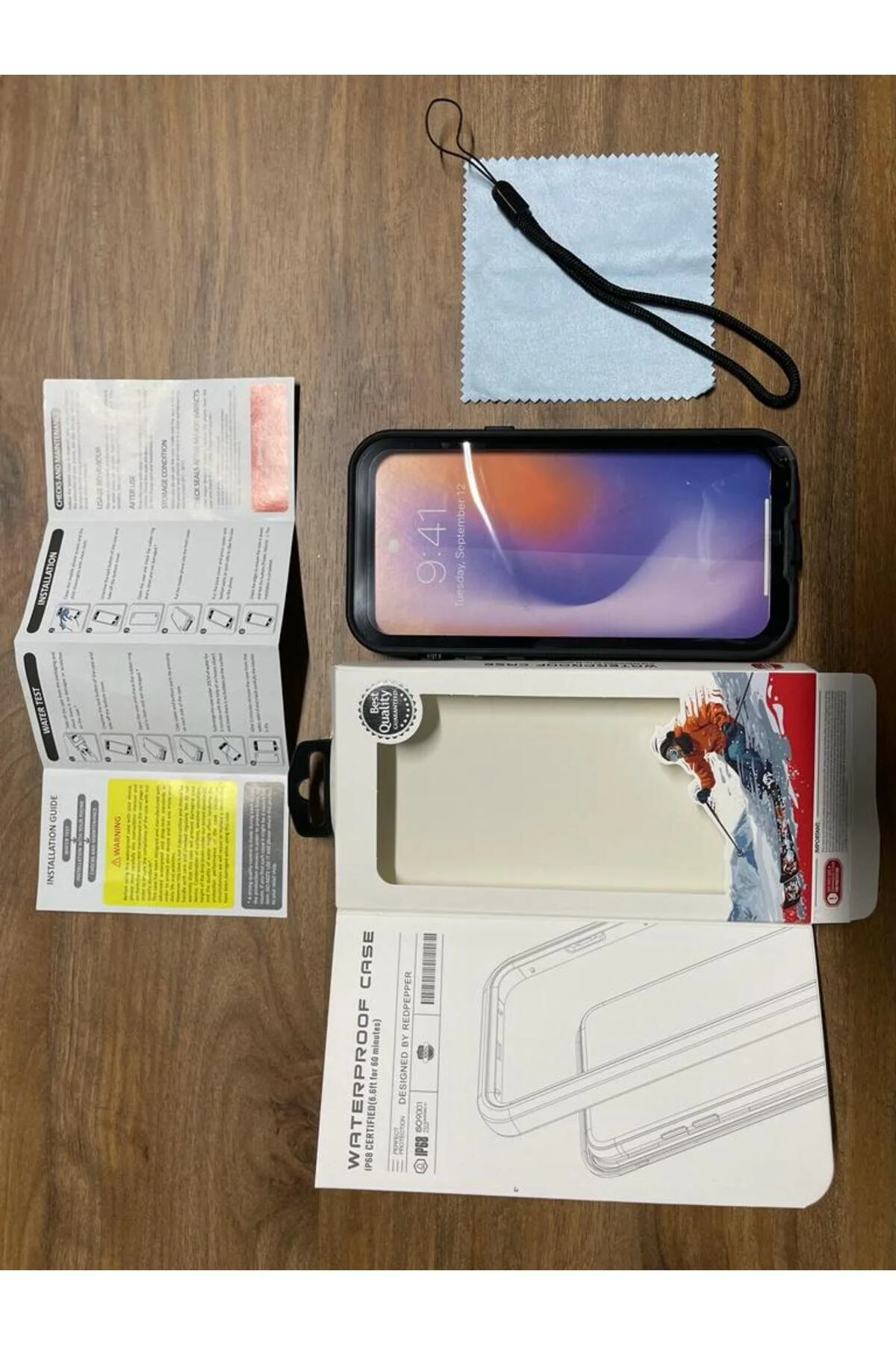 کاور و قاب محافظ آیفون 12 کیس 360 ضد آب گرد غبار کامل MAGSAFE WIRELESS SU HEPTEKİLETİŞİM