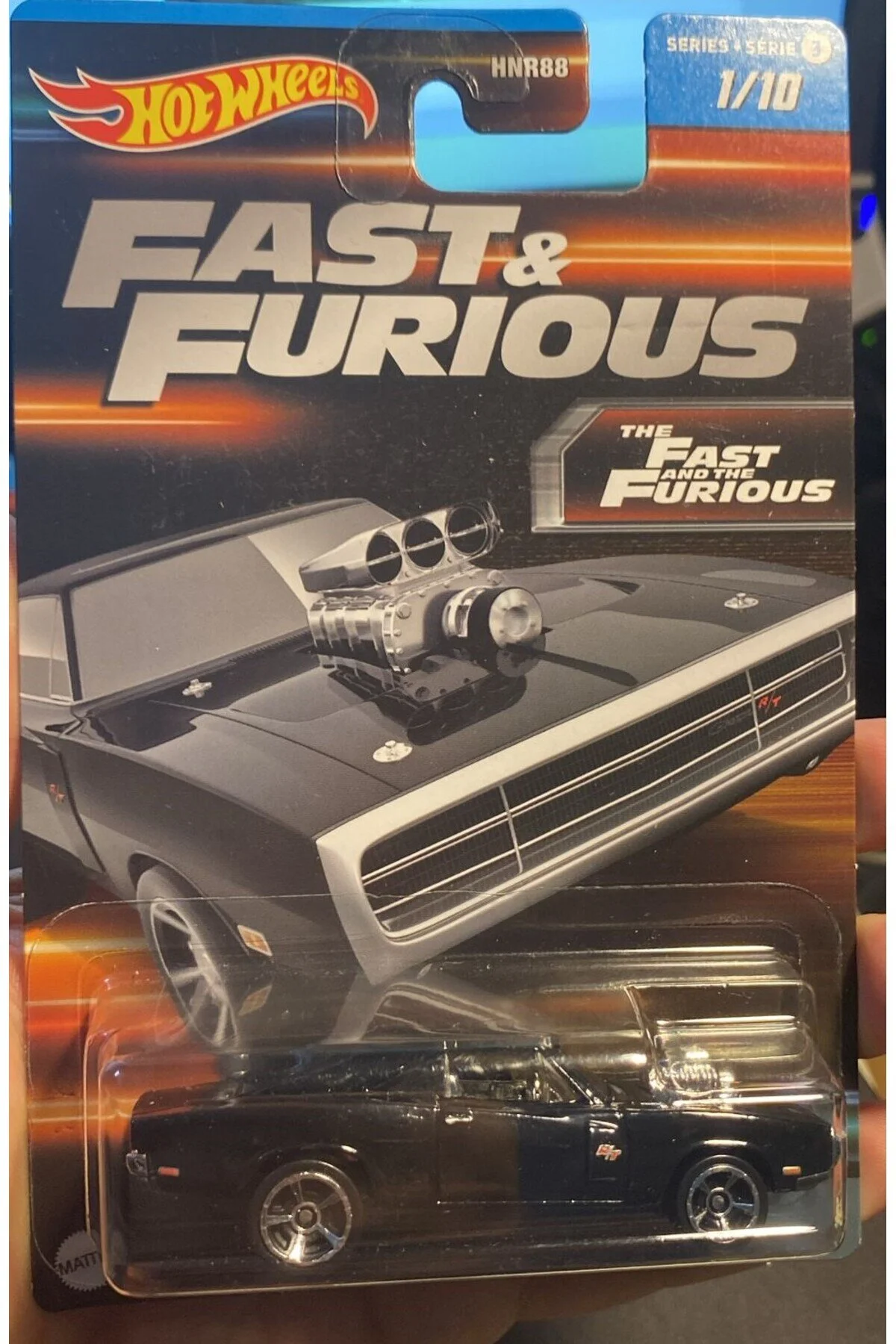 ماشین اسباب بازی سریع FURUOUS 70 DODGE CHARGER RT COLLECTION MODEL هات ویلز اورجینال HOT WHEELS