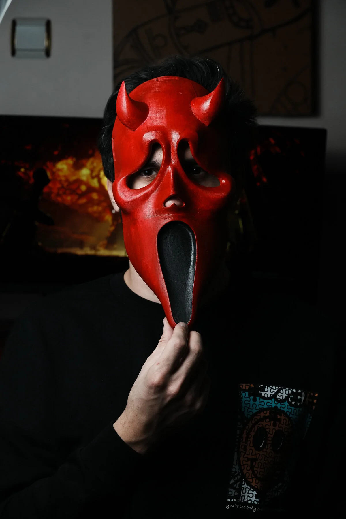 فیگور فیلم ترسناک SCREAM MASK HORROR 3D VeyernCraft