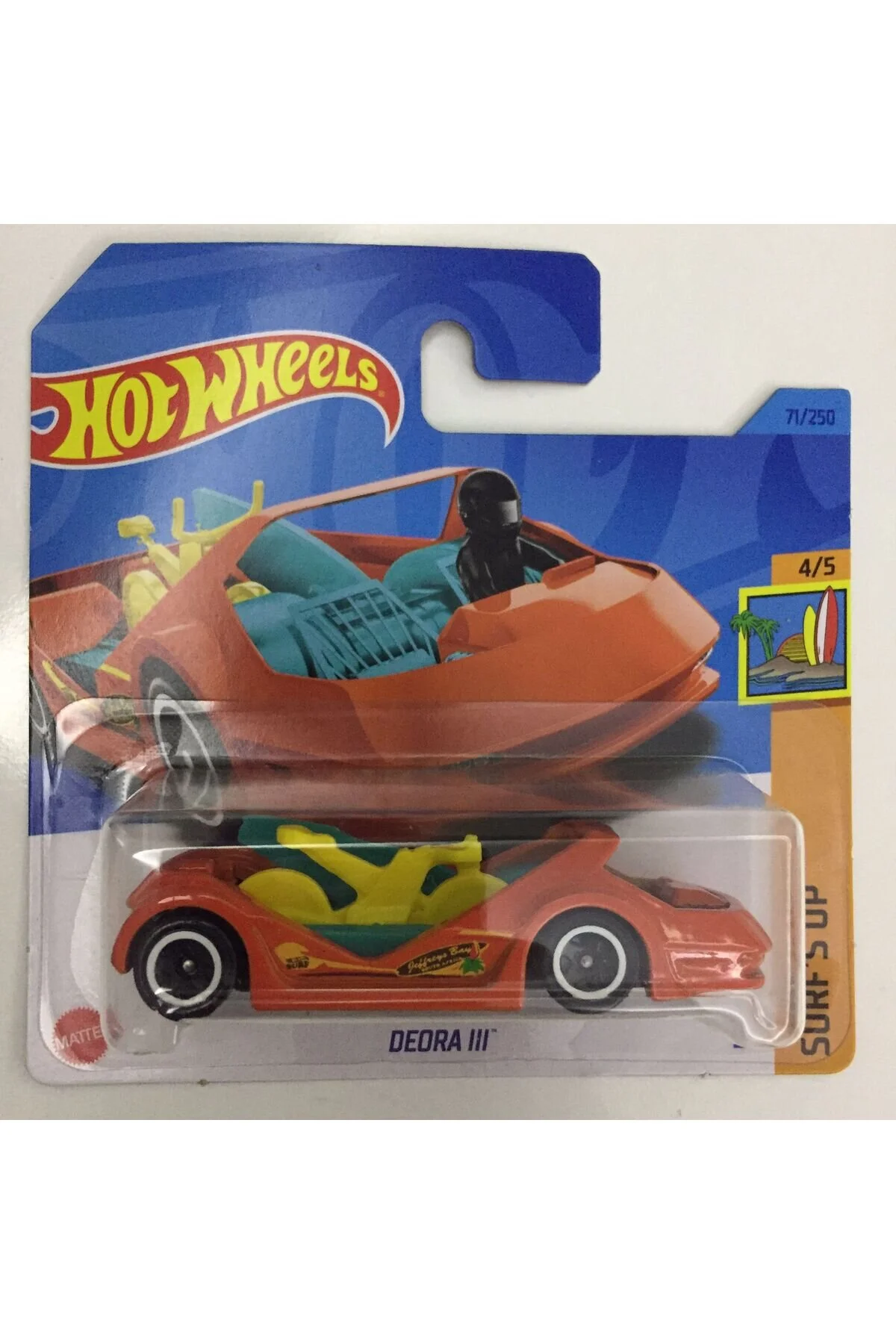 ماشین اسباب بازی DEORA III HKK81 هات ویلز اورجینال HOT WHEELS