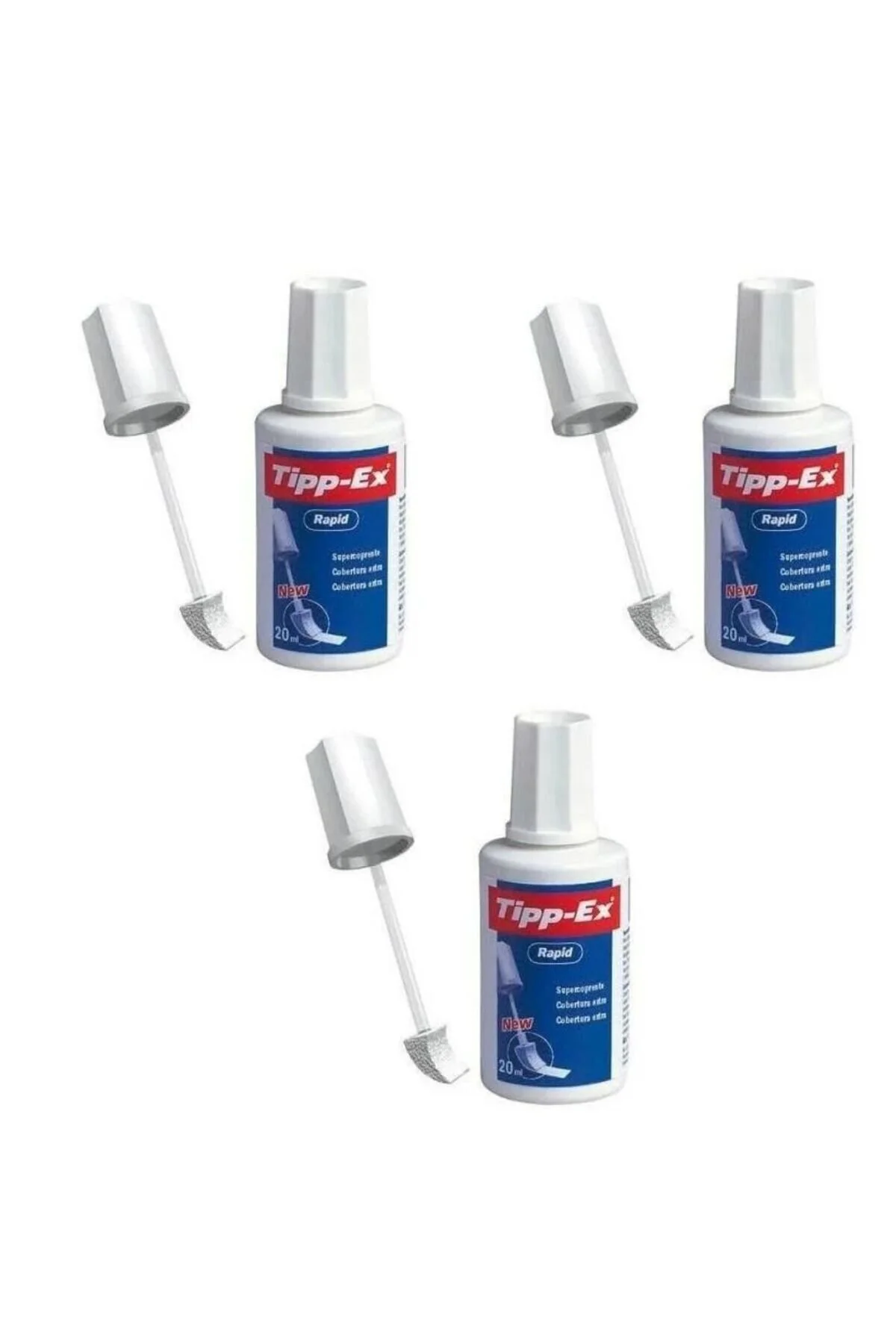 لاک یا نوار غلط گیر سفید مایع برف پاک کن 20 میل 3 مجموعه بیک Bic