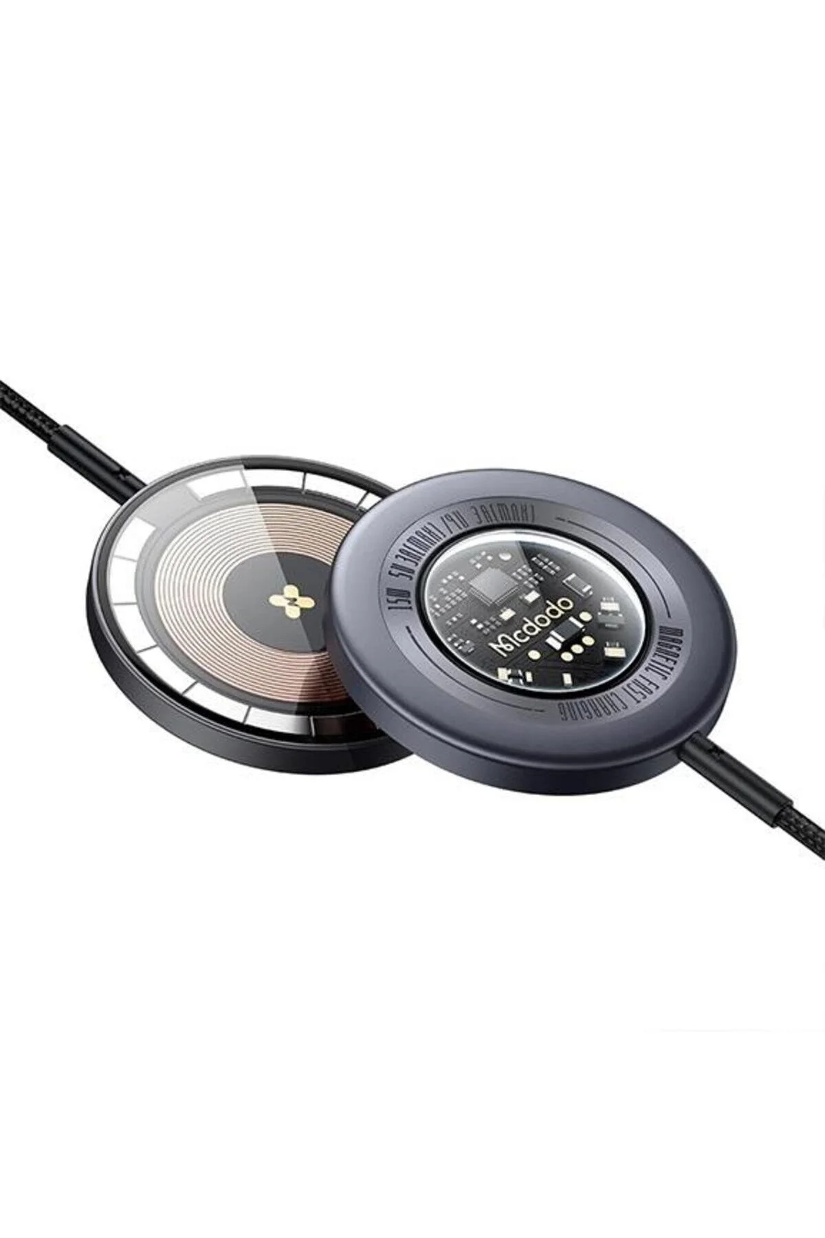 پاوربانک شارژر سریع 15W MAGSAFE CH 2330 خاکستری تیره اورجینال Mcdodo