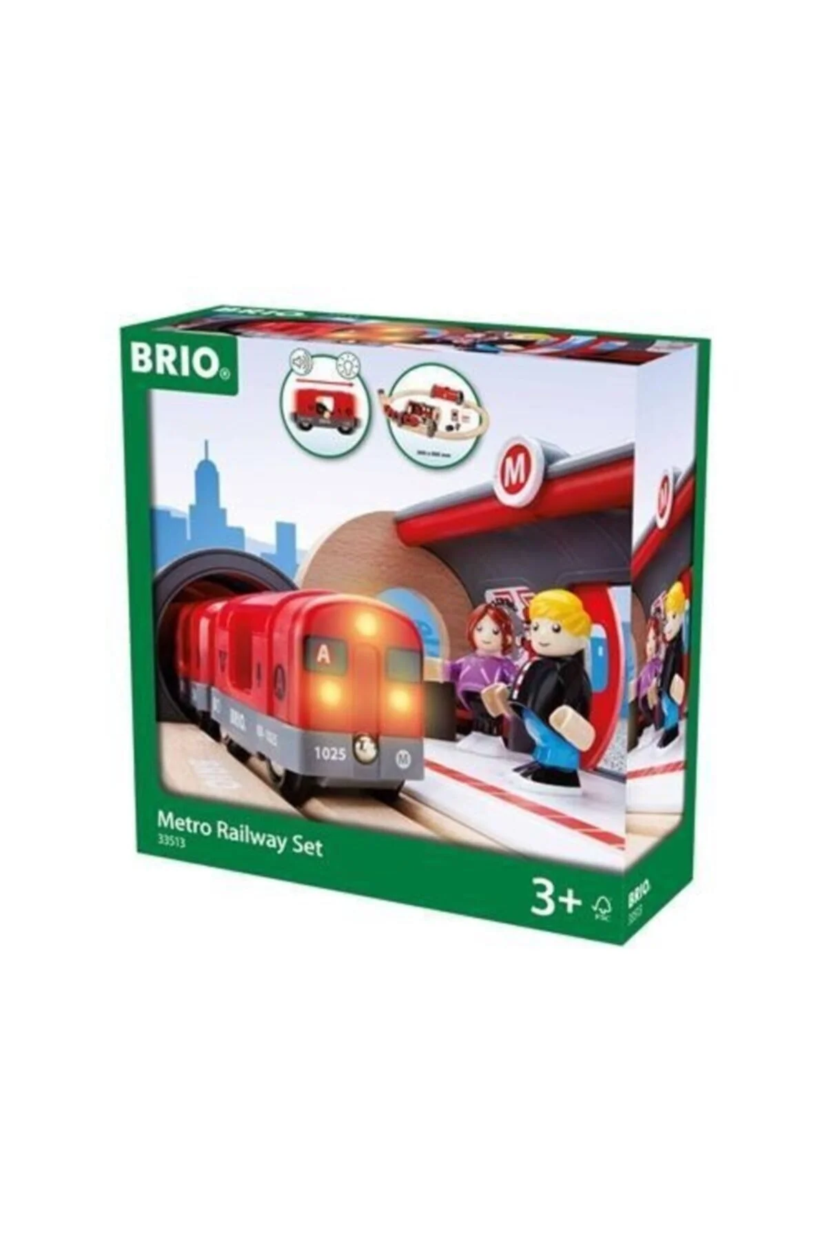 ست حرفه ای مجموعه مترو بریو 33513 اورجینال LEGO