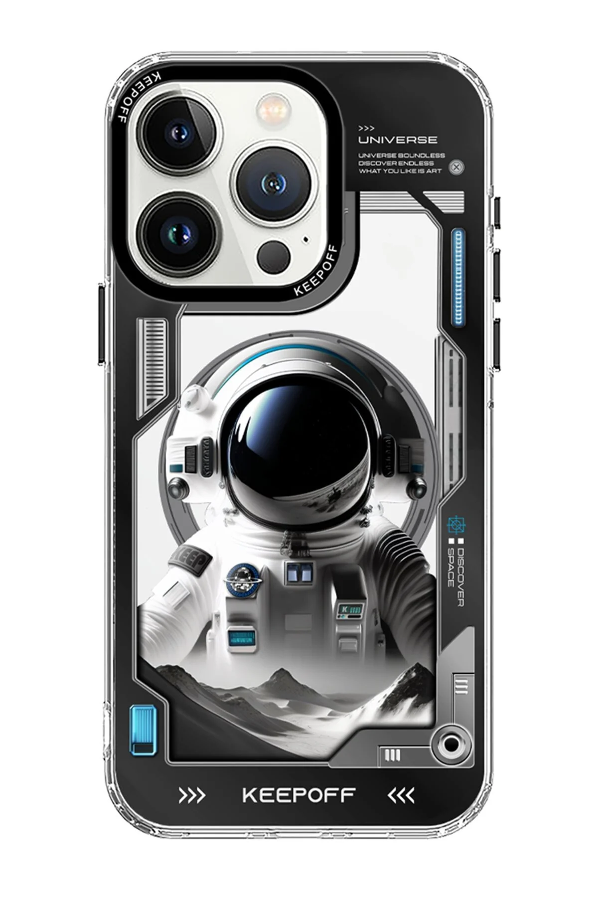 کاور و قاب IPHONE 15 PRO CASE 3D PLANETARY MARS AEROSPACE فضانورد ICE پشتیبانی شارژ m.tk moveteck