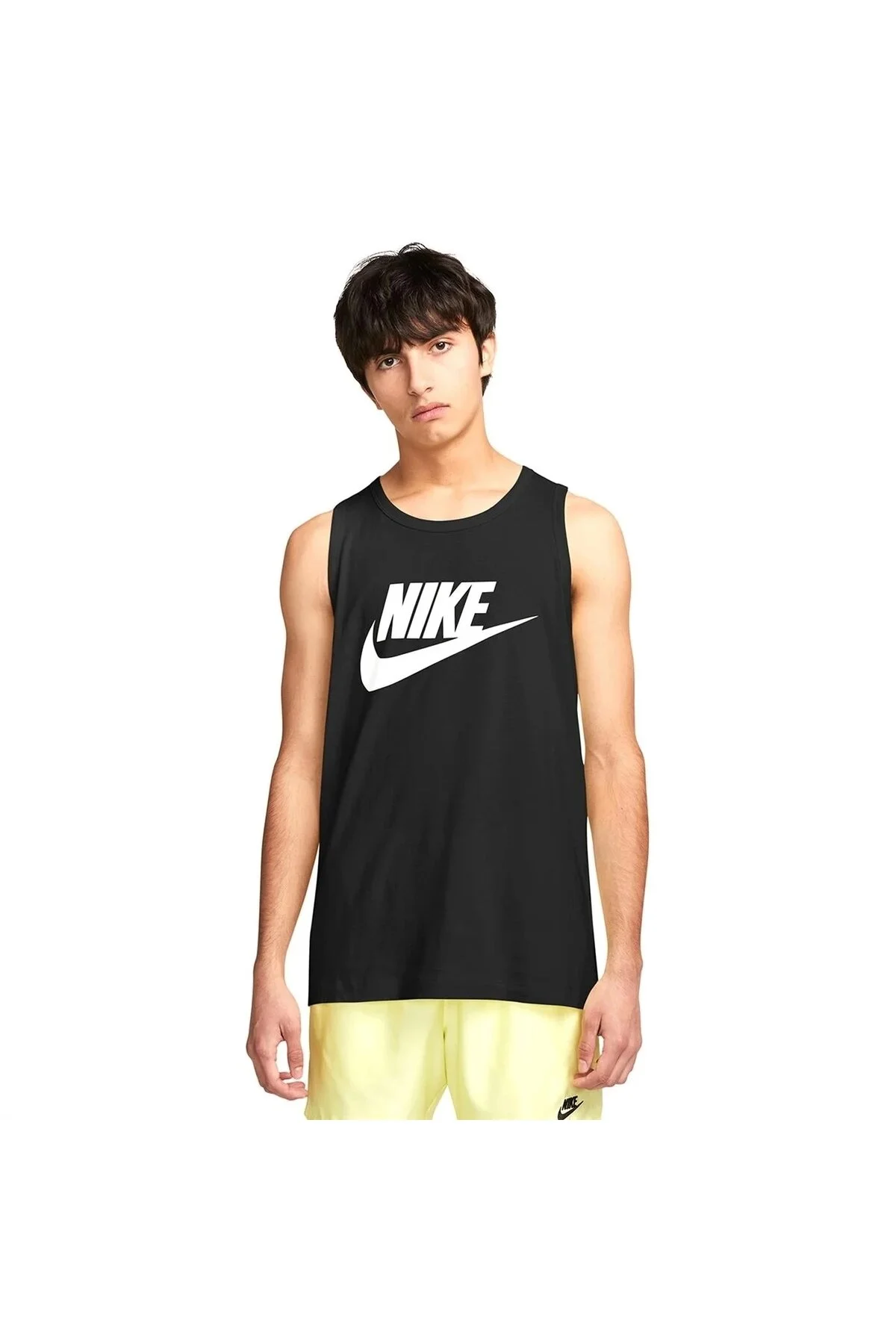 رکابی ورزشی مشکی مردانه آیکون تانک 013 ورزشکار روزانه سیاه پوست Nike