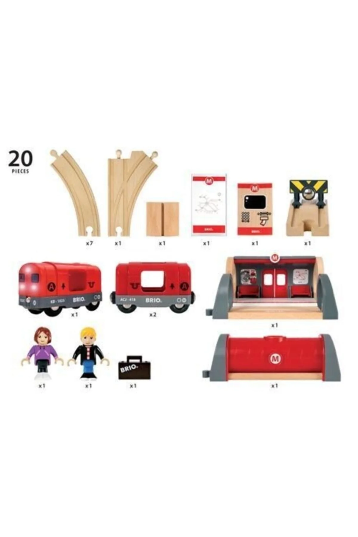 ست حرفه ای مجموعه مترو بریو 33513 اورجینال LEGO