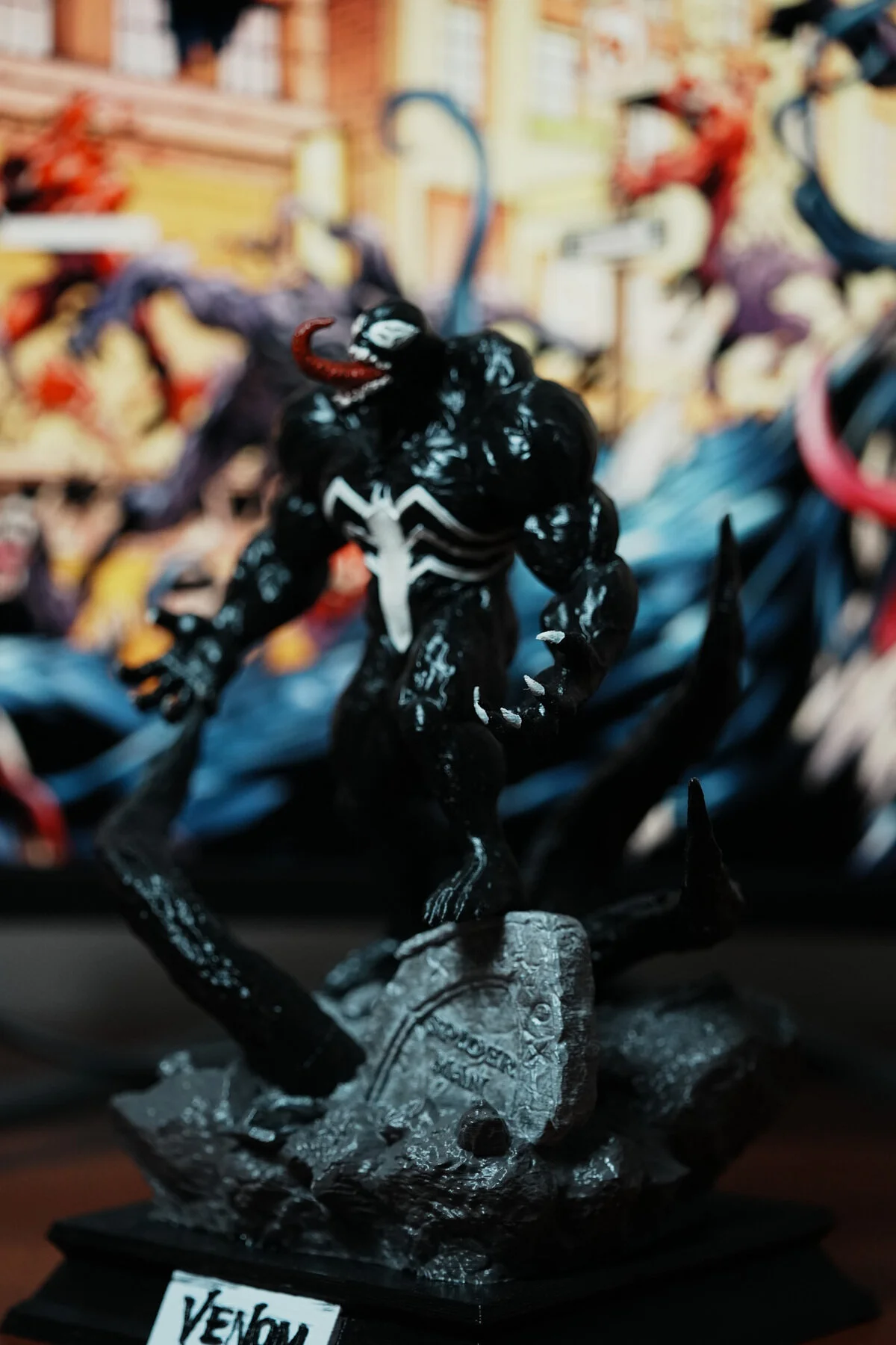 فیگور VENOM MARVEL COMICS BUST FIGUR 3D RESIN SLA 25CM VeyernCraft