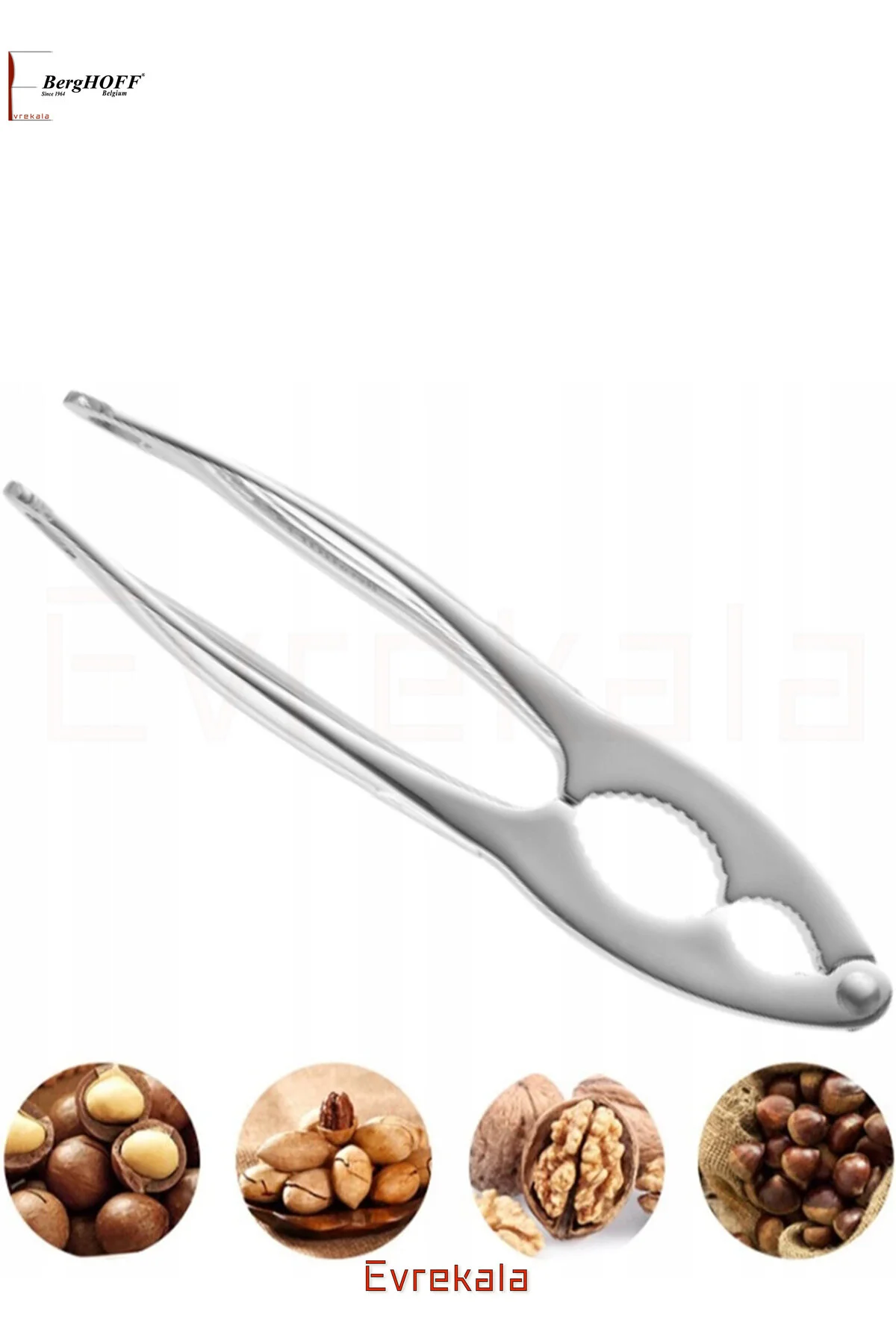 گردو و فندق شکن WALNUT EVREKALA BREAK EVREKEL STEEL CRACKER مجاز EVREKEALA سری جدید Berghoff