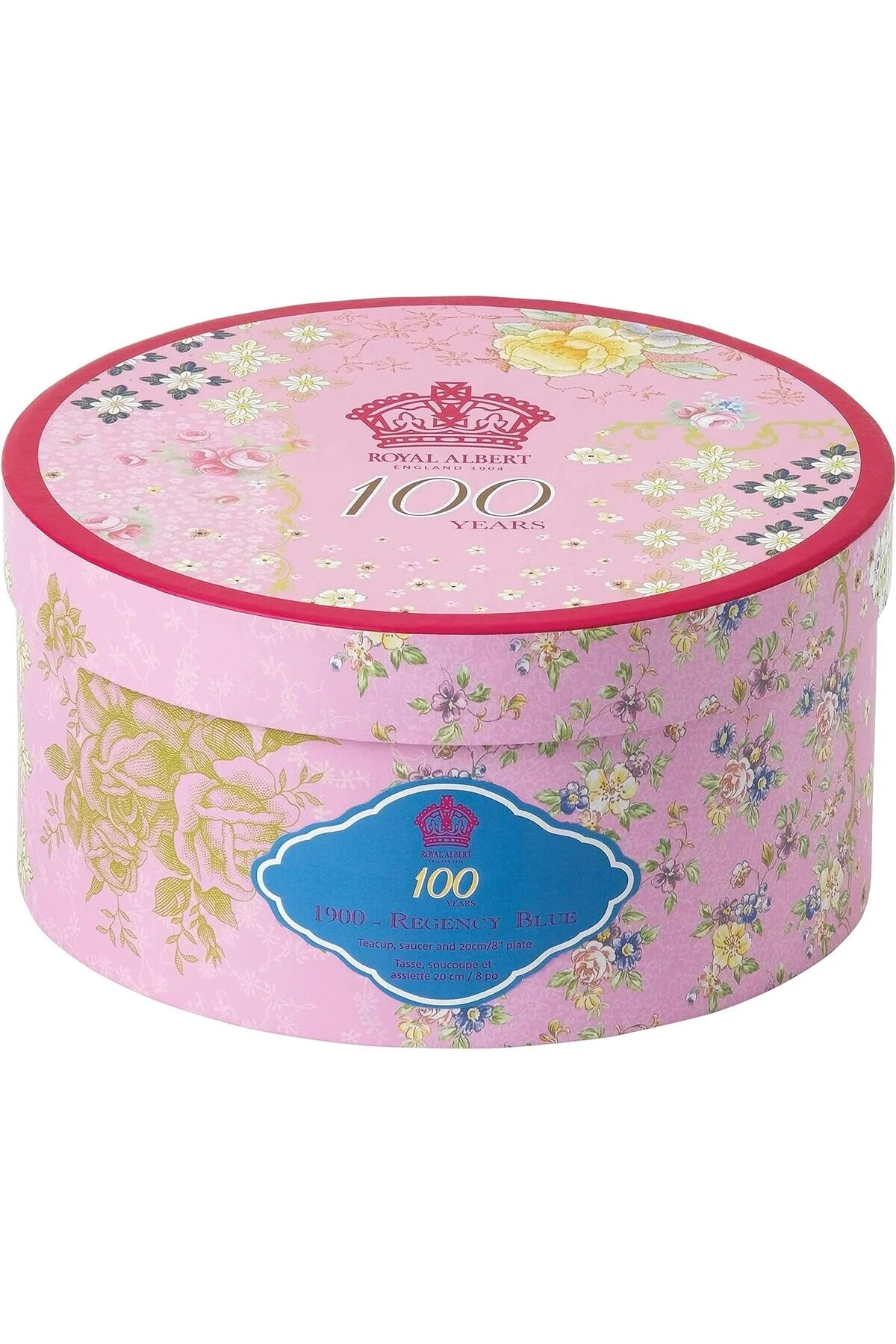 فنجان چای چند رنگ 100 مین سال ویژه مجموعه جشنواره 1950 3 قطعه کاشی استخوان نازک  Royal Albert
