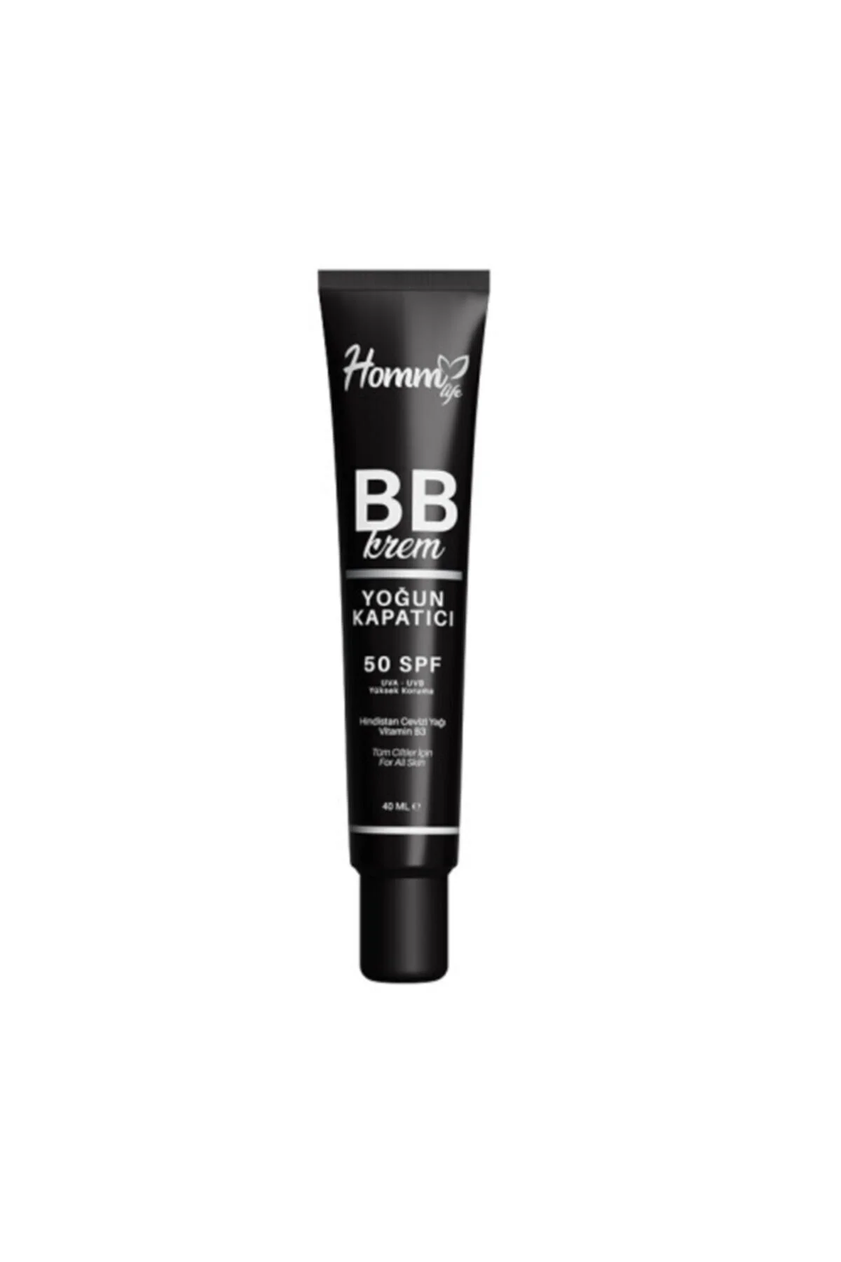کرم بی و سی HOMM HERBAL BB CREAM INTENSIVE CONCEALER 50SPF 40ML NTRLBB Homm Life