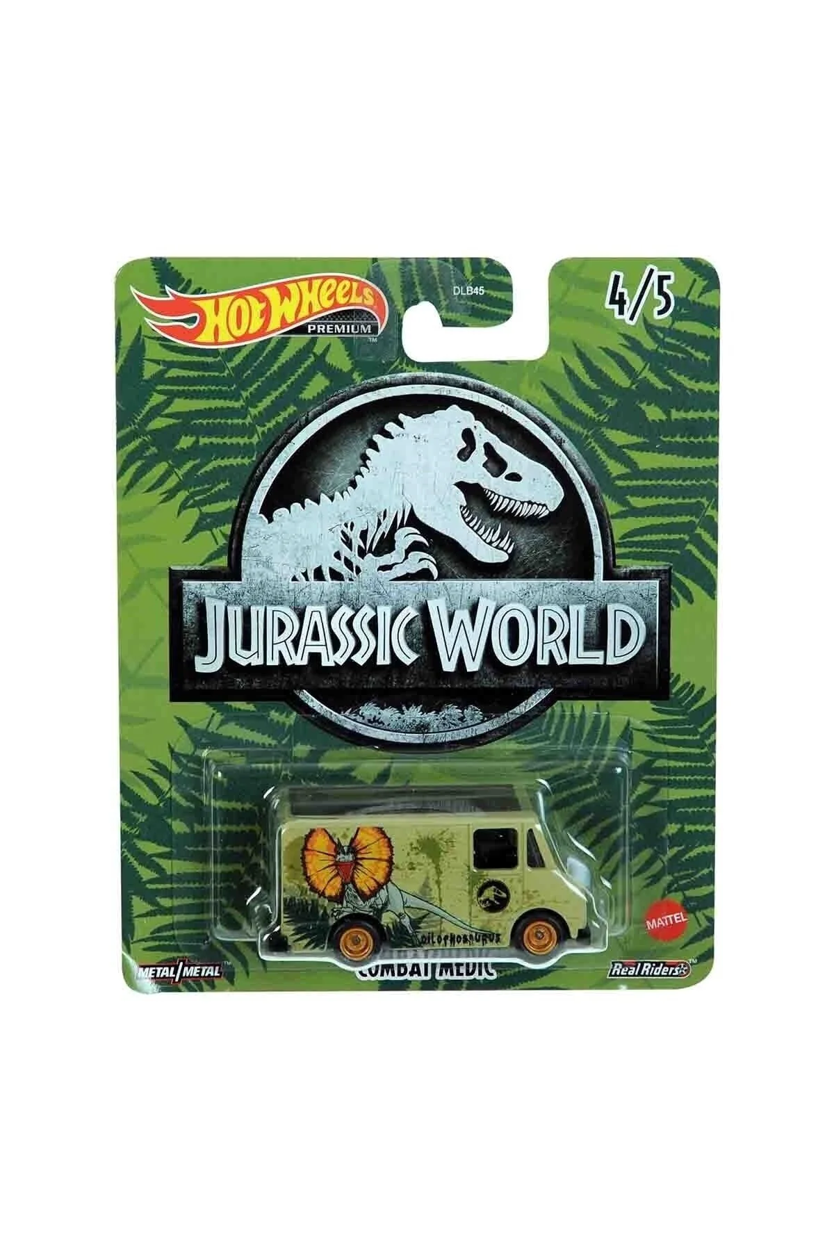 ماشین اسباب بازی حق بیمه JURASSIC WORLD DLB45 HCN92 هات ویلز اورجینال HOT WHEELS