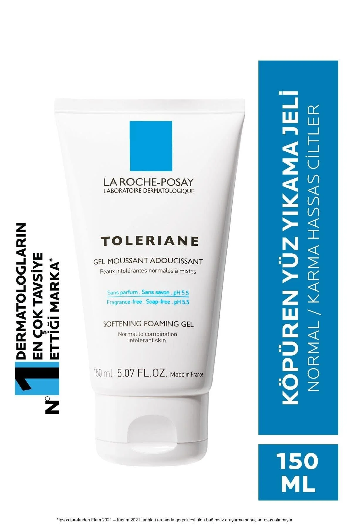 La Roche Posay ژل تمیزکننده فومی برای پوست حساس تا مخلوط از معمولی 150 میلی لیتر