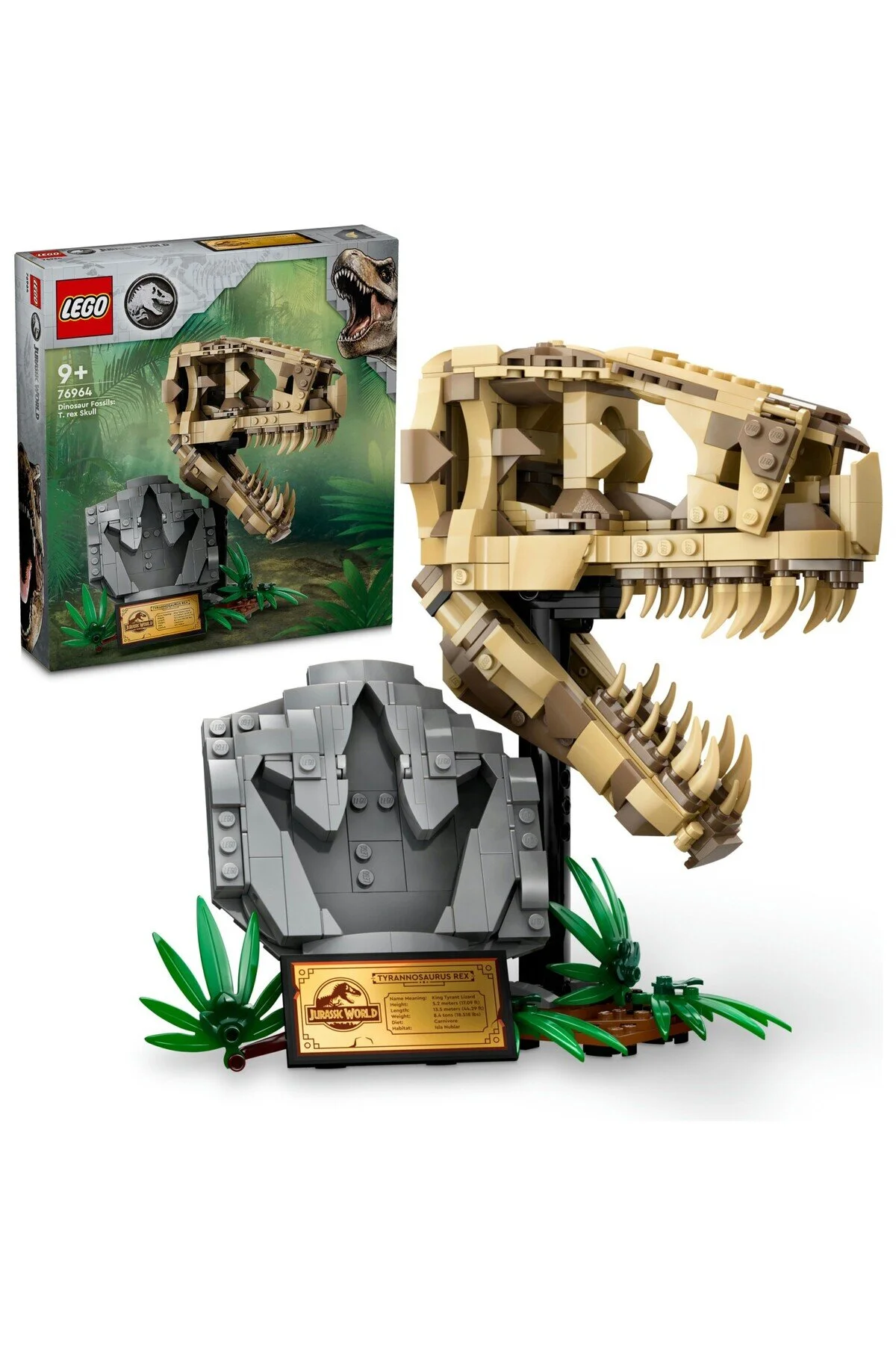 لگو و اسباب بازی های ساخت محور فسیل دایناسورهای دنیای ژوراسیک: T. REX SKULL 76964 از ترکیه LEGO